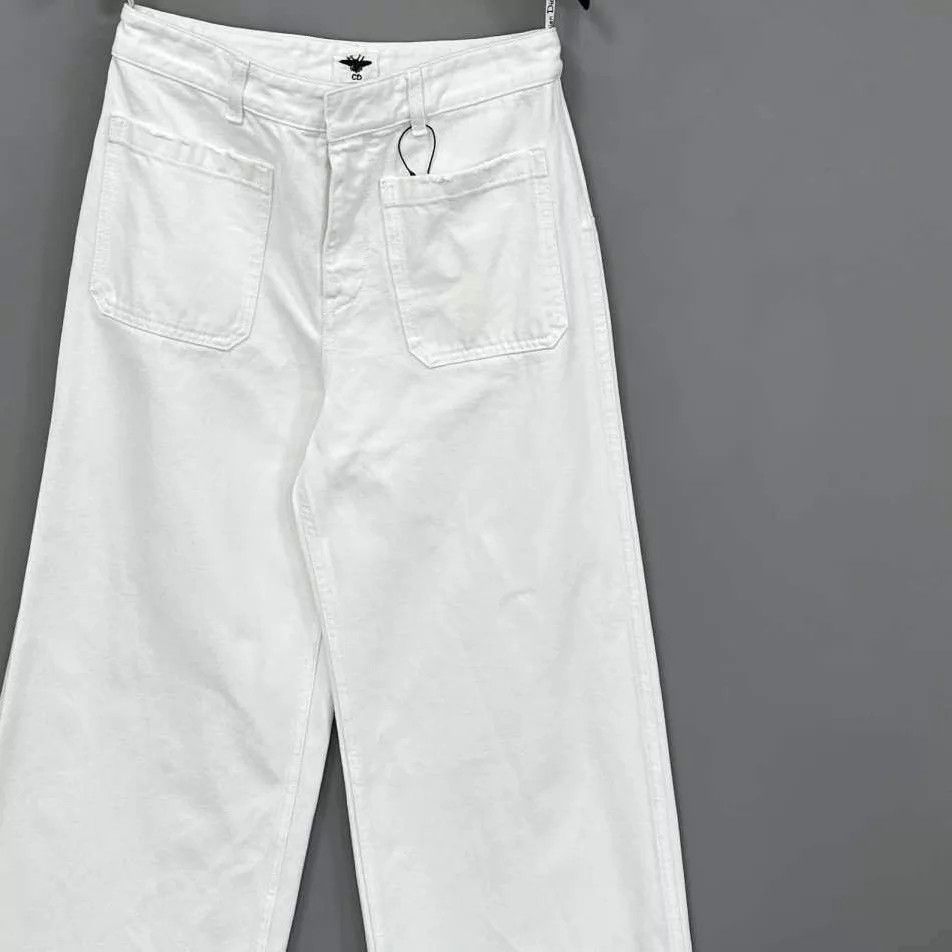 Dior Dior Double Pocket Logo Wide Leg Trousers Size 27" / US 4 / IT 40 - 2 Thumbnail