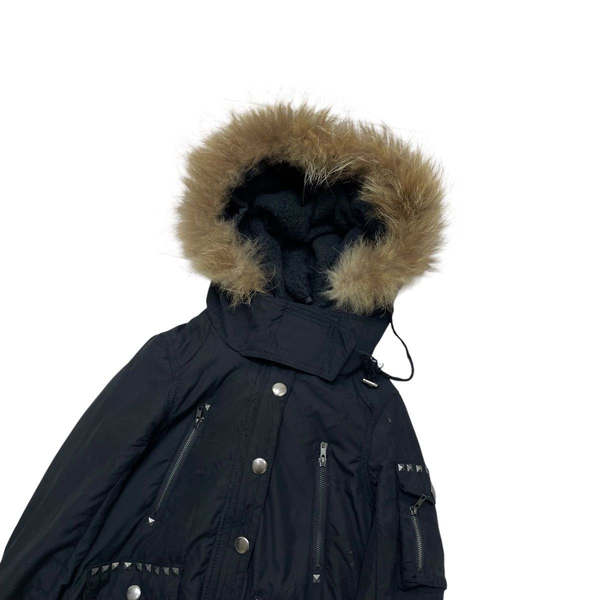 Japanese Brand × LIZ LISA × Le Grande Bleu (L.G.B.) 💥Cecil Mc Bee Faux Fur Parka Bondage Punker Jacket Size M / US 6-8 / IT 42-44 - 3 Thumbnail