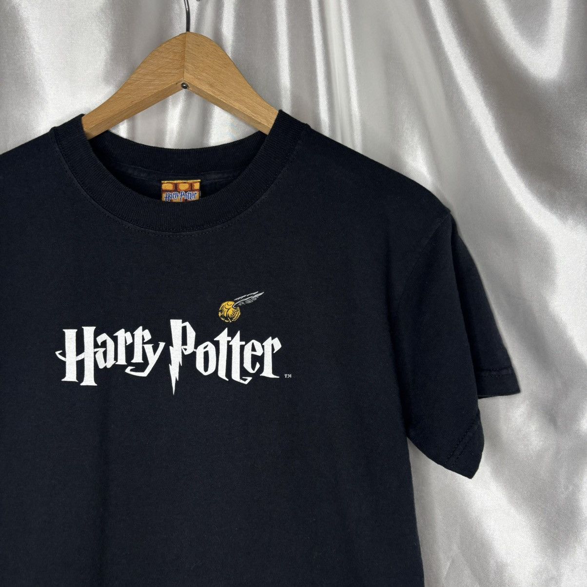 Vintage vintage black t-shirt Harry Potter 00s y2k licensed 2000 Size L / US 10 / IT 46 - 3 Thumbnail