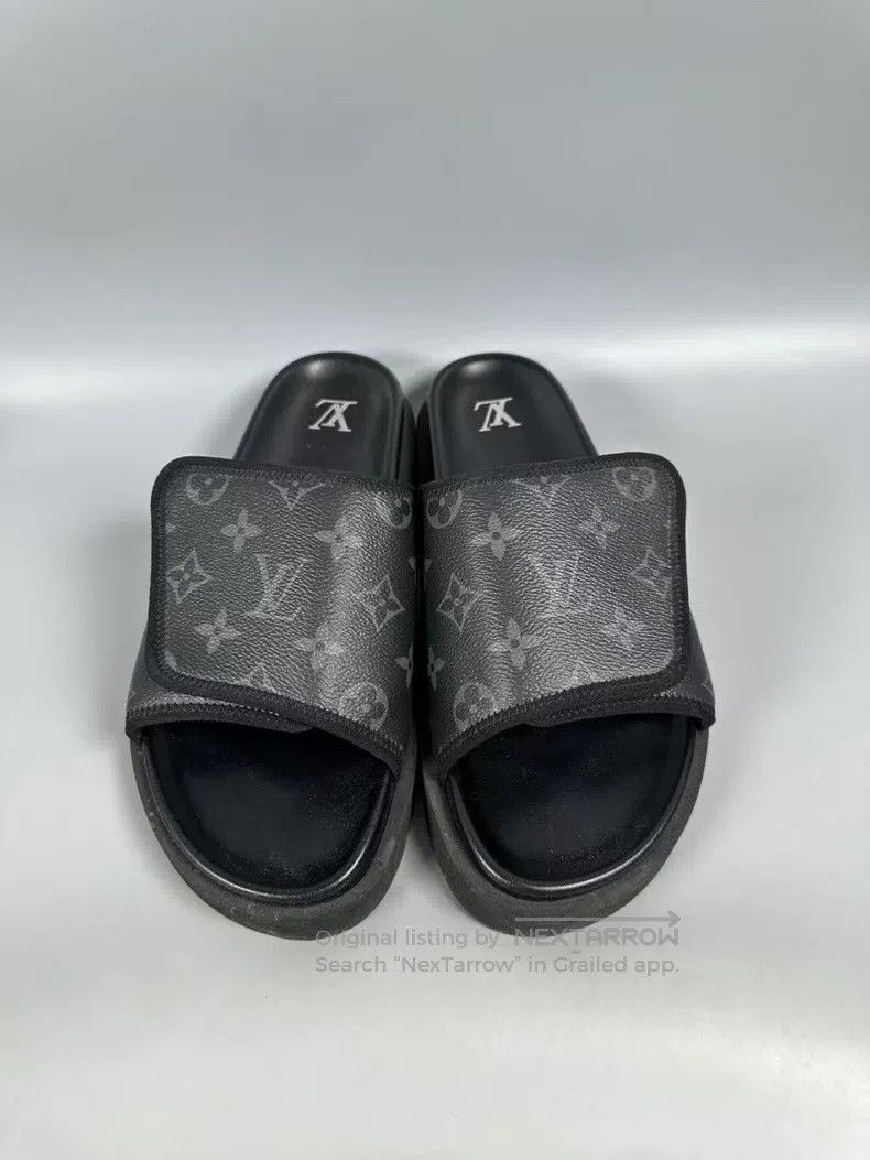 Louis Vuitton Louis Vuitton Old Flower Velcro Beach Slippers Size US 8 / EU 41 - 2 Thumbnail