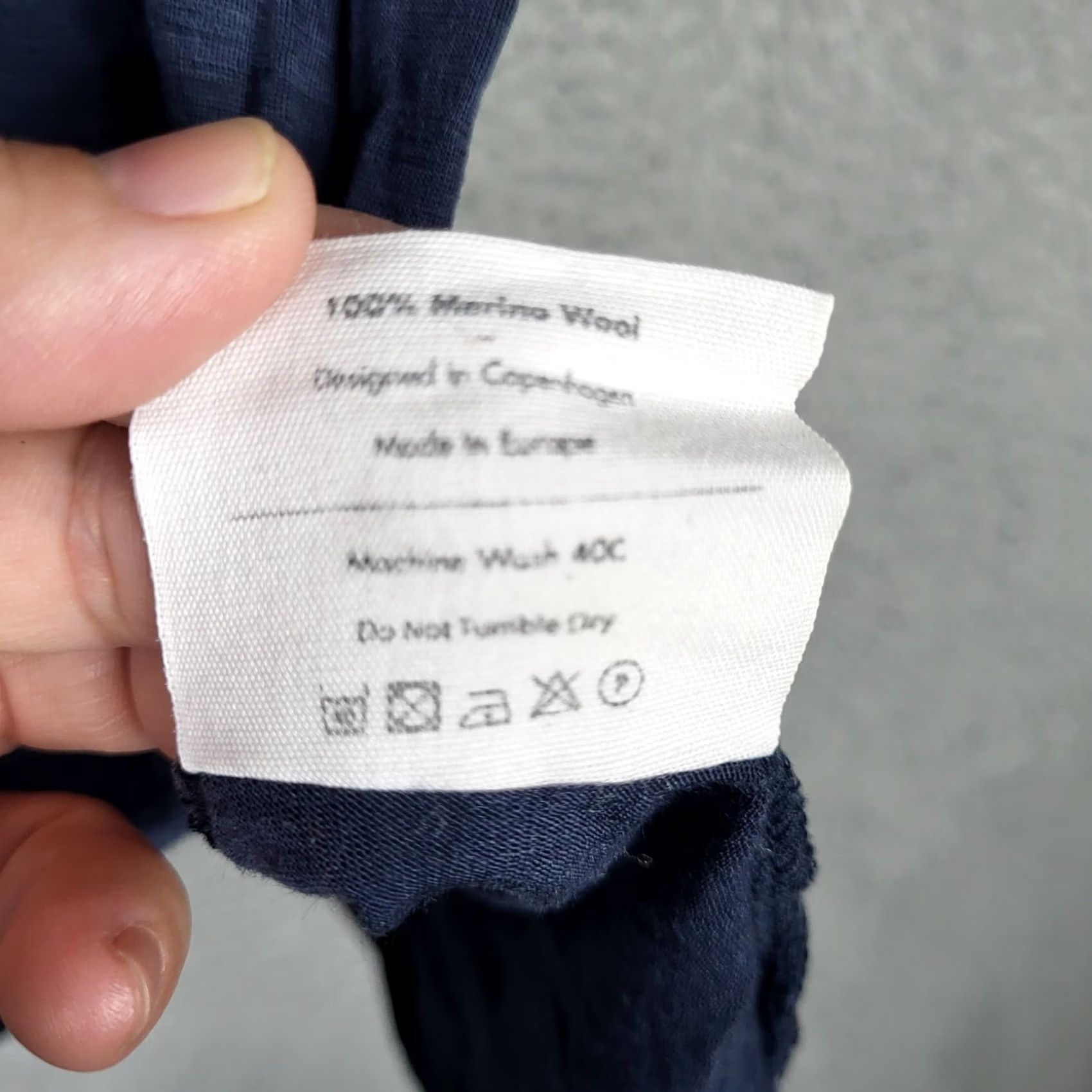 Vintage SON OF A TAILOR Shirt Womens Navy blue Crew Neck Short Sleeve Tee Size S Size 28" / US 6 / IT 42 - 5 Thumbnail