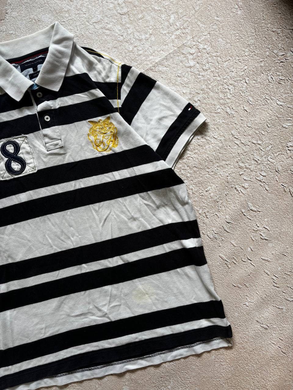 Japanese Brand × Vintage Polo Ralph Lauren style distressed rugby sweatshirt Size US L / EU 52-54 / 3 - 2 Thumbnail