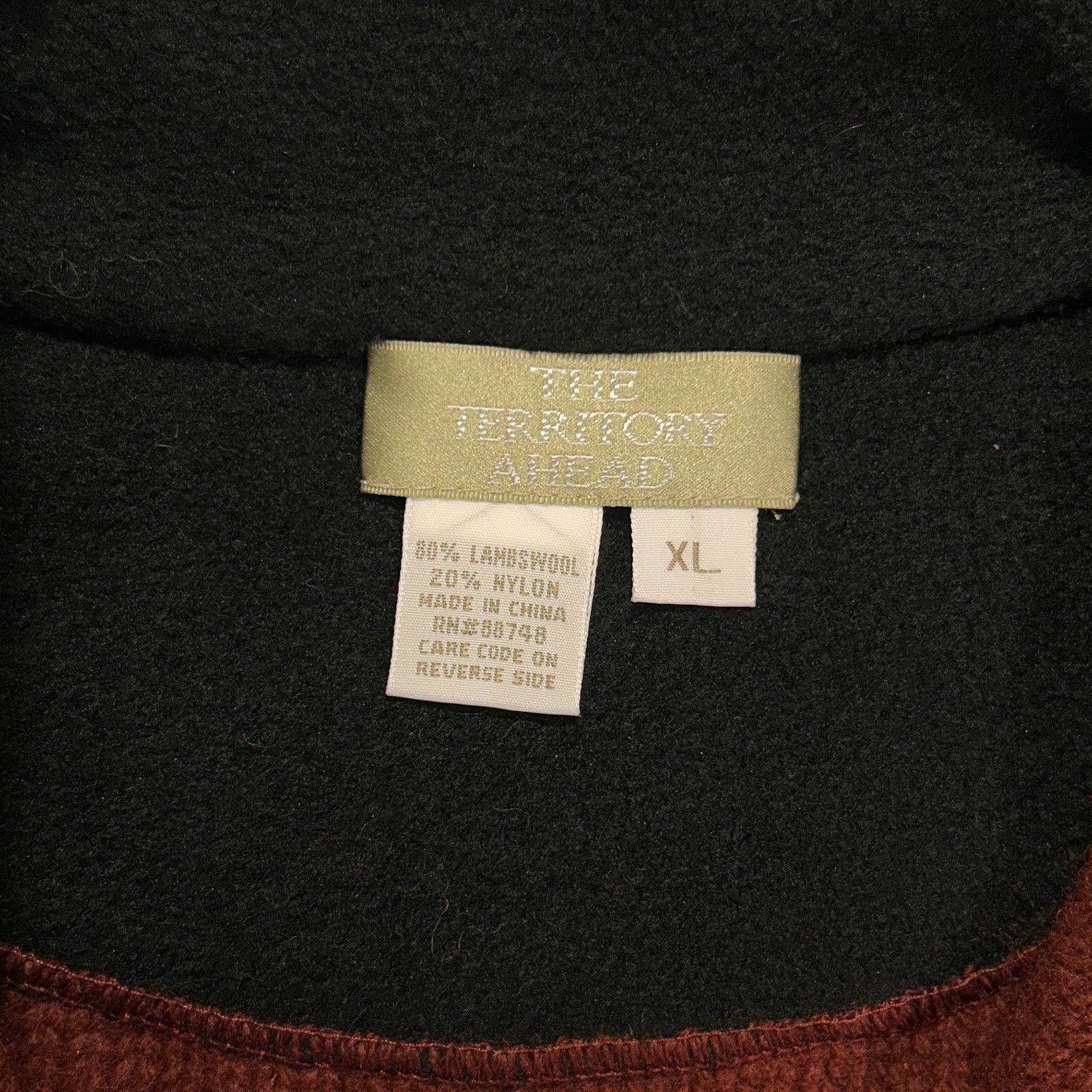 The Territory Ahead VTG The Territory Ahead Lambswool sweater vest 1/4 zip ms XL Size US XL / EU 56 / 4 - 3 Thumbnail