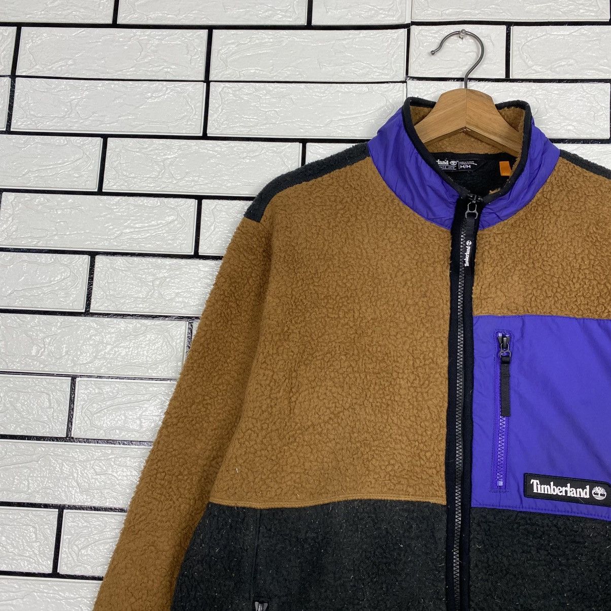 Japanese Brand 📌Fleece Sherpa Jacket Timberland Multi Color Block Size US M / EU 48-50 / 2 - 8 Thumbnail