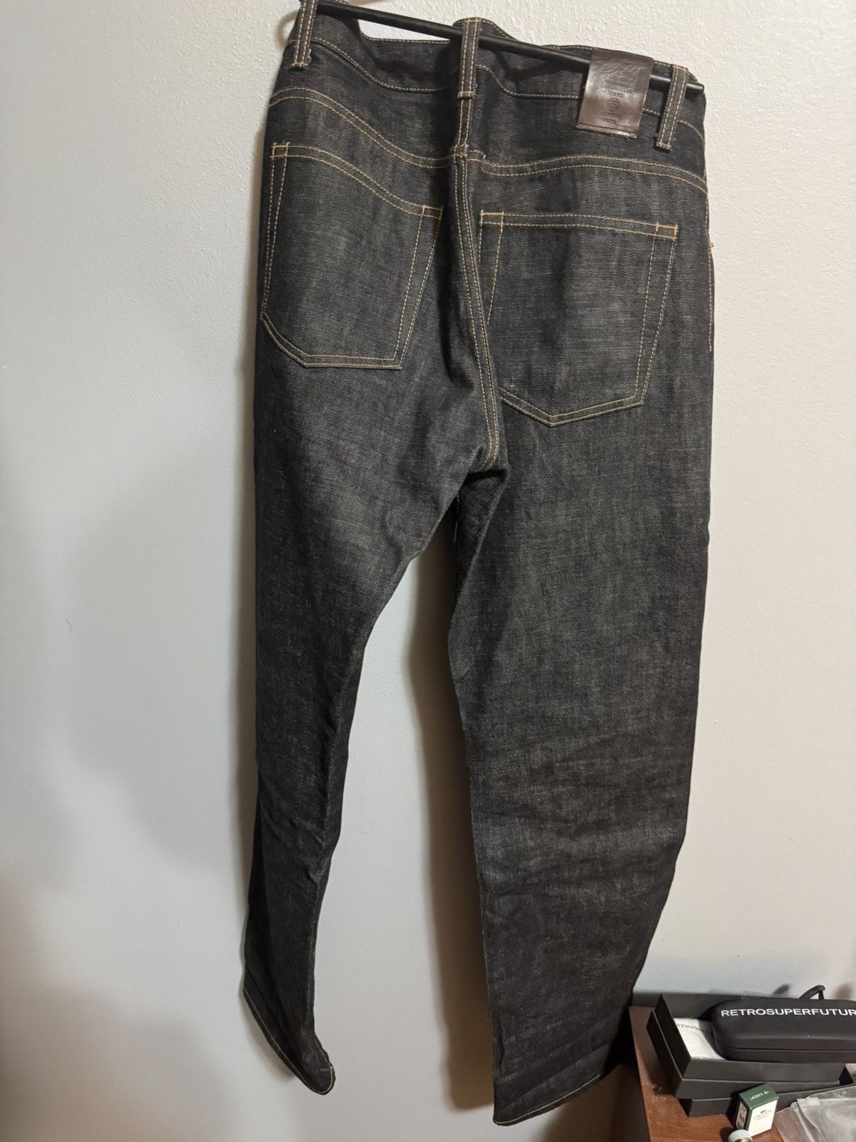 Stussy Stussy Deluxe Slim Fit Raw Red Line Selvedge Jeans Size US 32 / EU 48 - 2 Thumbnail