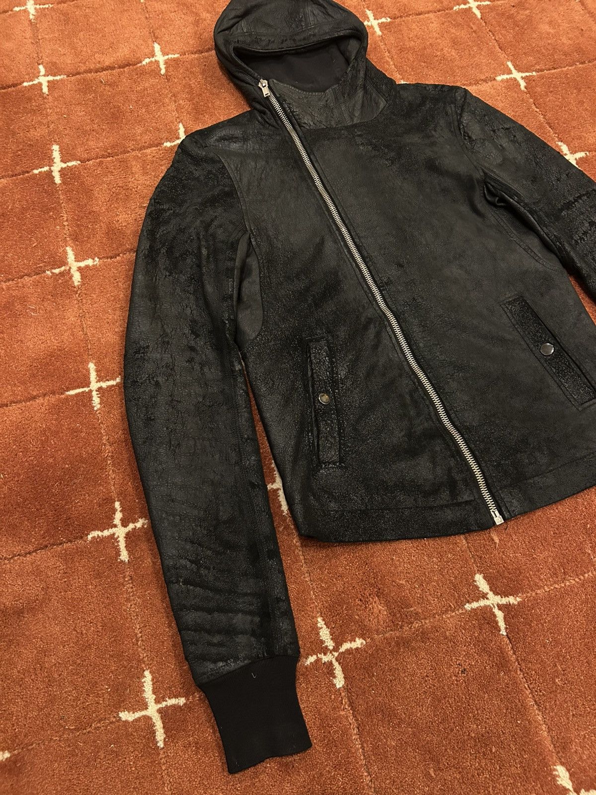 Rick Owens Rick Owens Scuba Jacket Blistered Lamb Size US XS / EU 42 / 0 - 3 Thumbnail