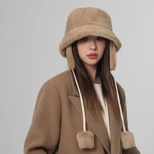 Custommade × Japanese Brand Hat Faux Fur Plush Bucket Hat Size ONE SIZE - 4 Thumbnail