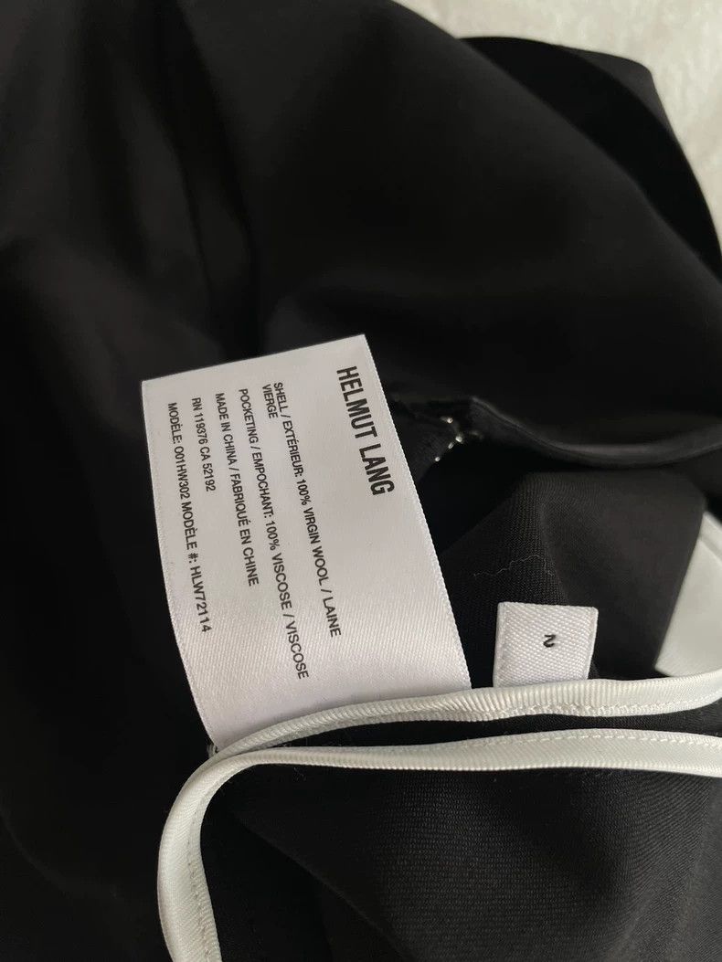 Helmut Lang HELMUT LANG Black wool dress skirt Size 25" / US 0 / IT 36 - 5 Thumbnail