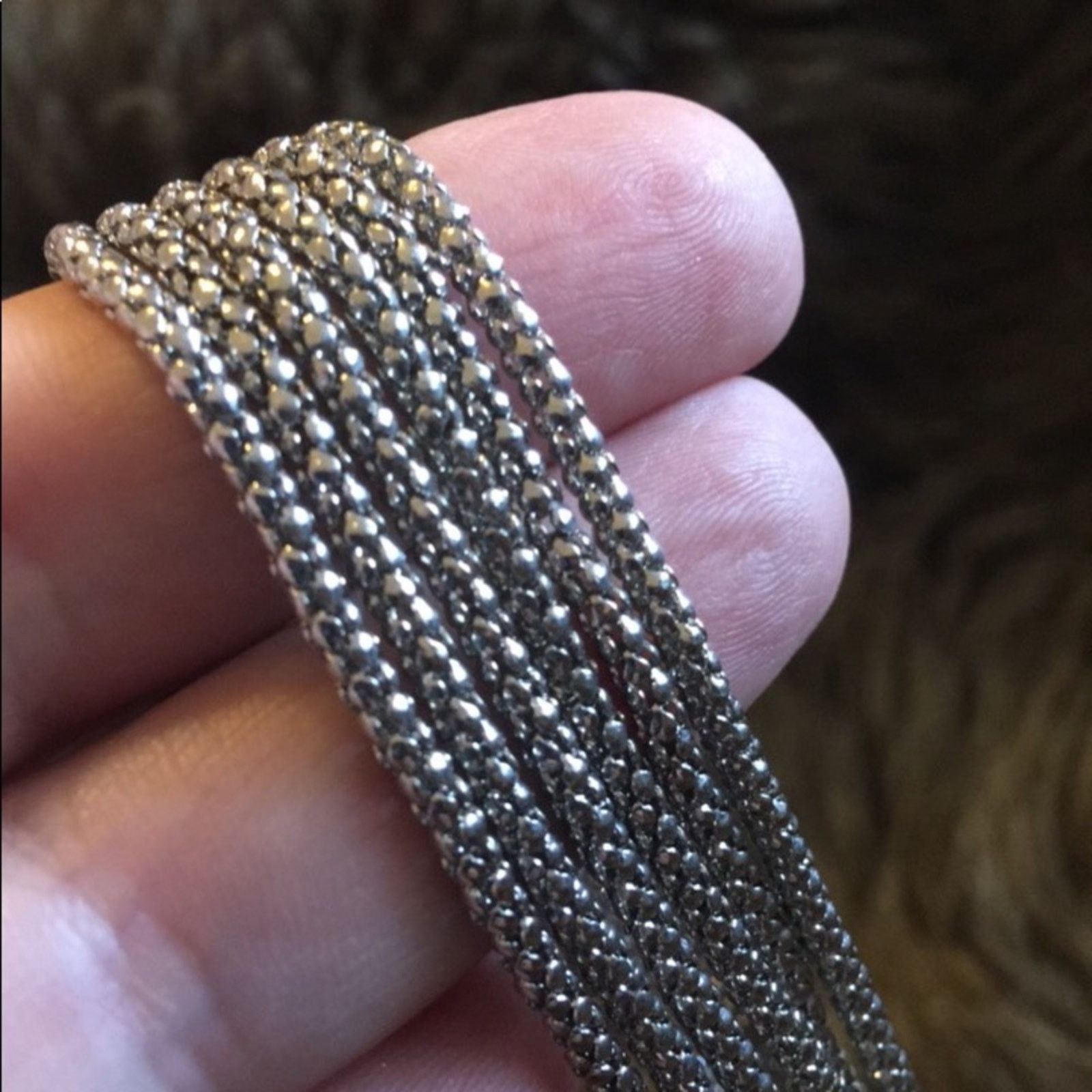 Vintage Vintage rope chain rhinestone fringe necklace Size ONE SIZE - 9 Thumbnail