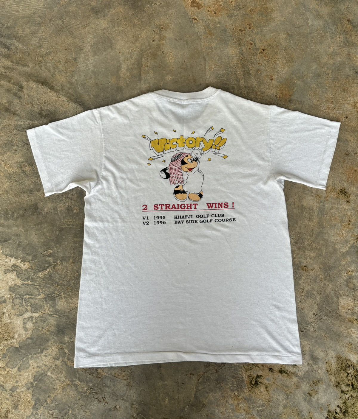 Mickey Mouse × Vintage Vintage 90s Mickey Mouse Saudi Arabia Tshirt Size US M / EU 48-50 / 2 - 2 Thumbnail