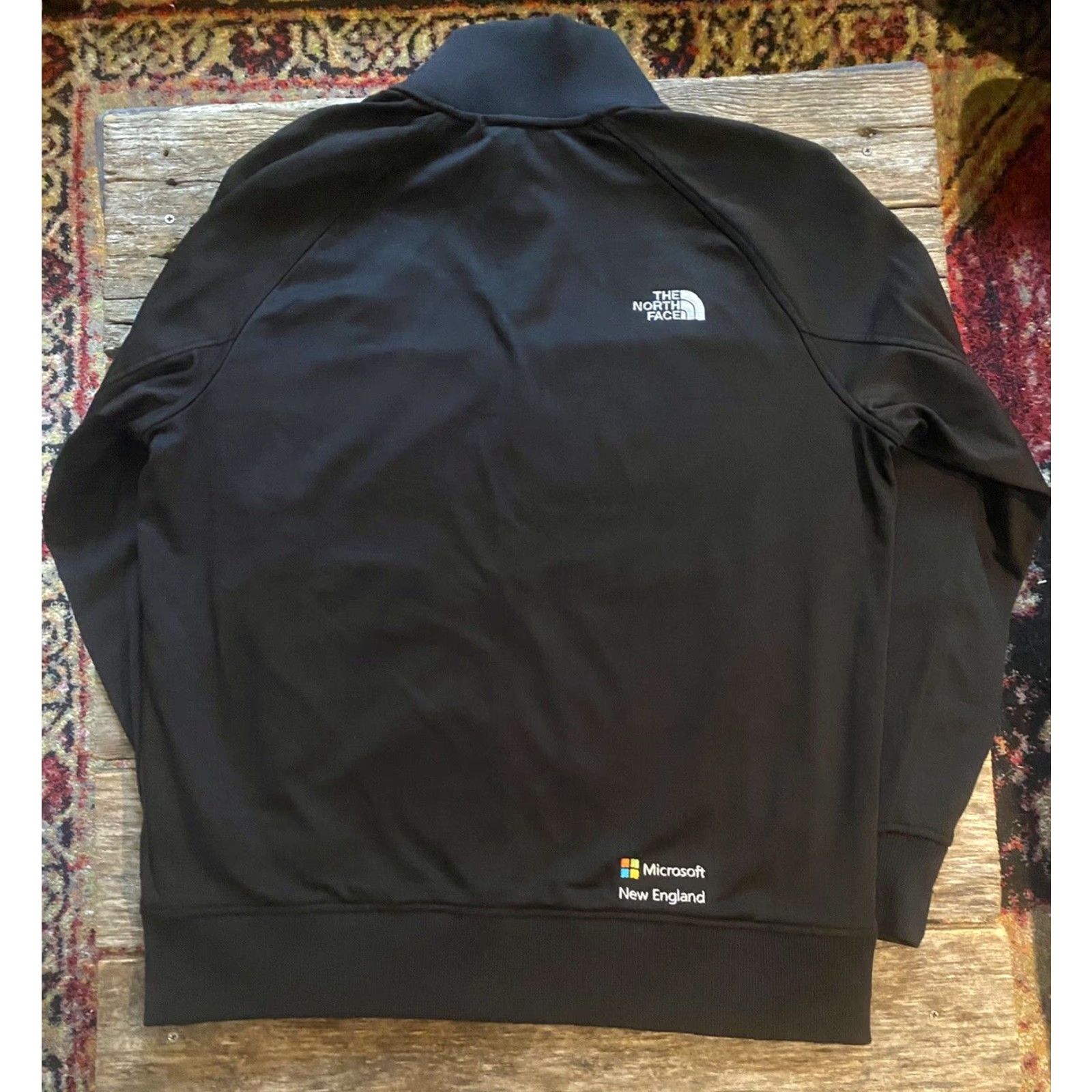 The North Face The North Face Track Jacket Mens Large Black Nerd Intune New England Zip L Size US L / EU 52-54 / 3 - 3 Thumbnail
