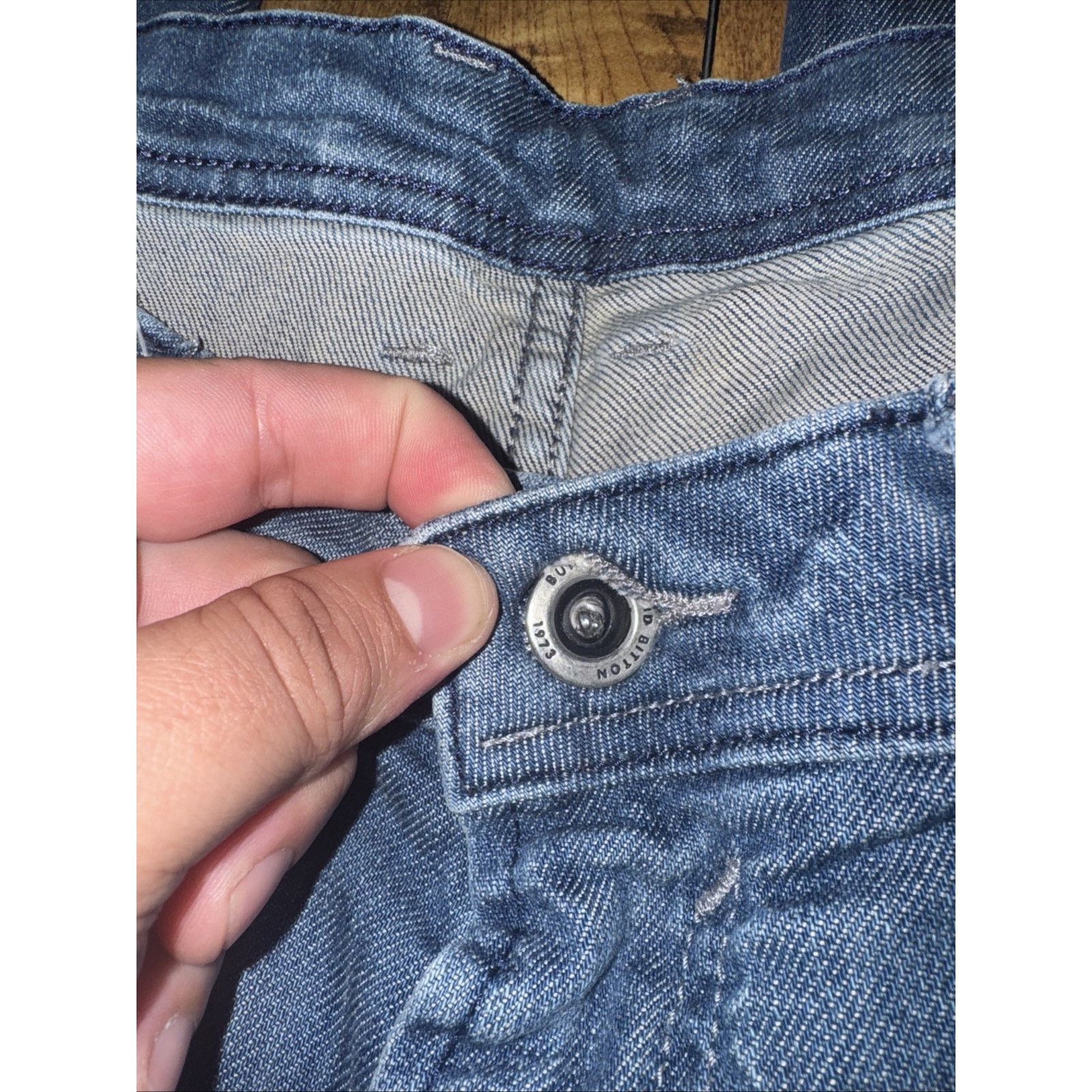 Buffalo David Bitton × Vintage Buffalo David Bitton Jeans 38x33 Honeycomb Fade Distressed Size US 38 / EU 54 - 8 Thumbnail