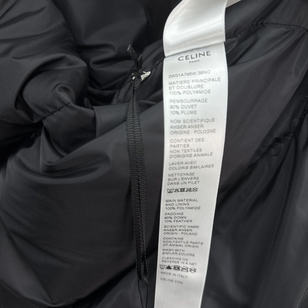 Celine Monogram Jacquard Puffer Jacket