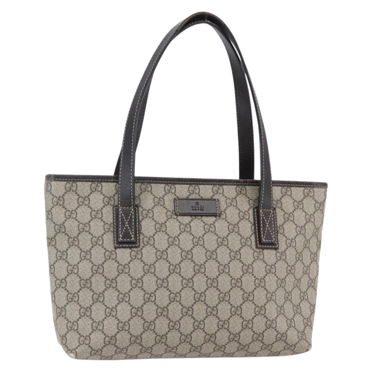Gucci Gucci Plus Tote GG Coated Canvas with Leather Size ONE SIZE - 1 Thumbnail