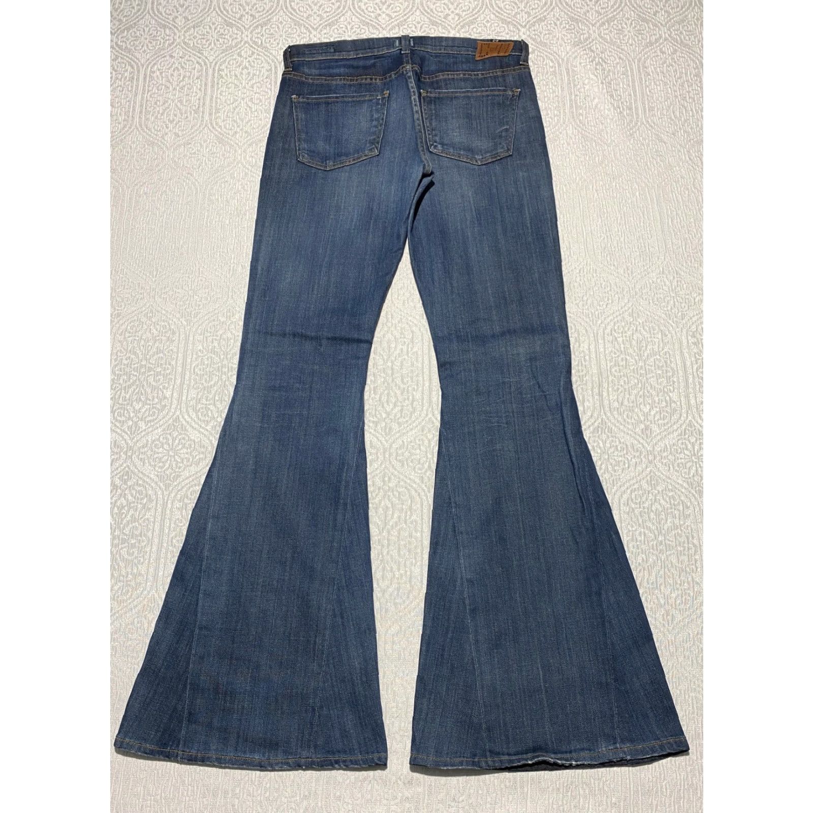 Citizens Of Humanity VINTAGE Citizens of Humanity Jeans Womens 32×34 Blue Angie Super Flare Made in USA Size 24" / US 00 / IT 34 - 2 Thumbnail