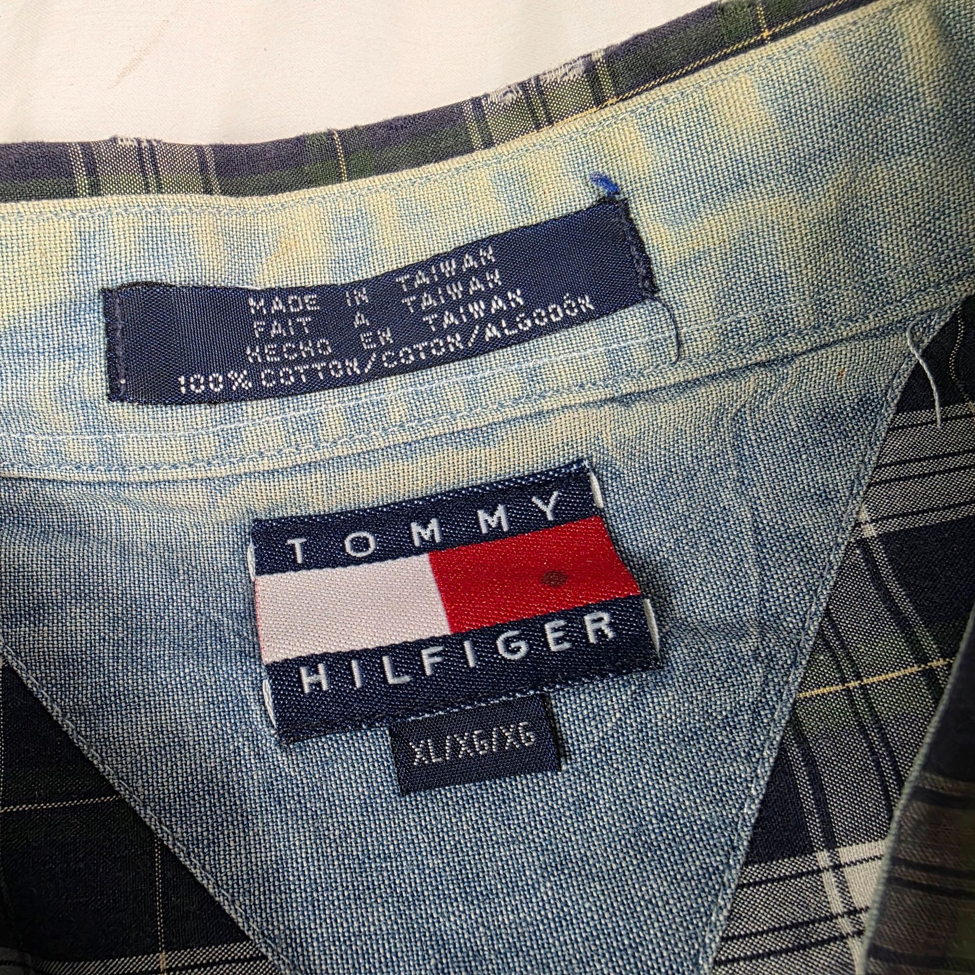 Tommy Hilfiger Tommy Hilfiger Mens Size XL Plaid Long Sleeve Button Down Sh Size US XL / EU 56 / 4 - 4 Thumbnail