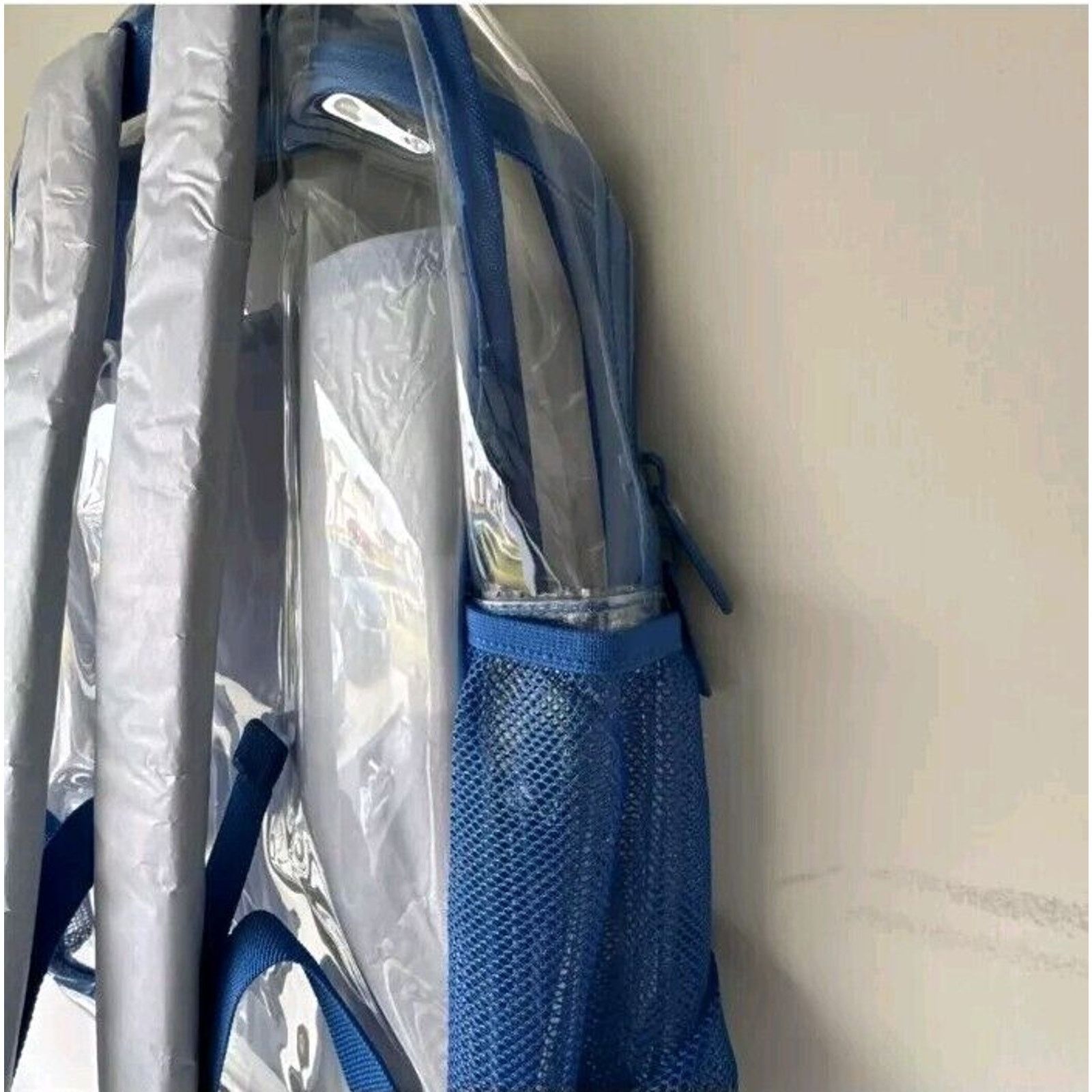 Hurley Hurley Clear Daypack Backpack Santiago Blue Bottle Pocket Size ONE SIZE - 5 Thumbnail