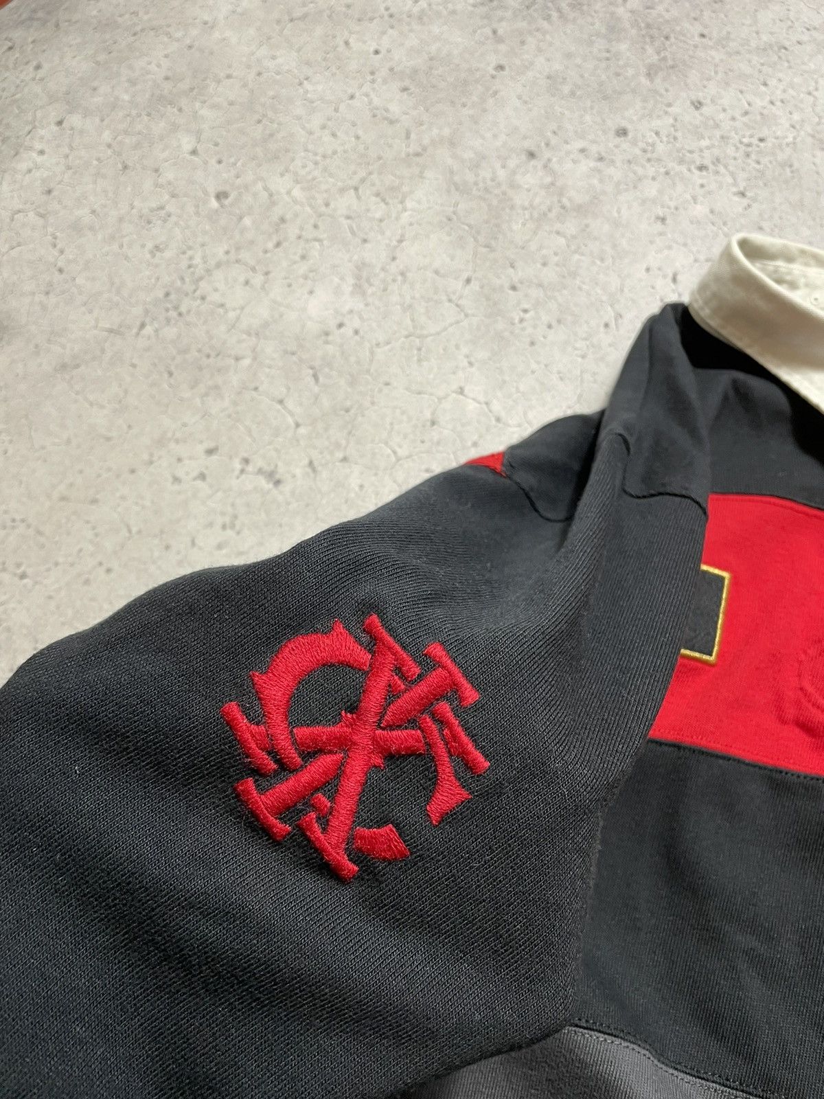 Nike Vintage Nike Caldeirao De Diabo Rugby Sweatshirt #7 Brazil Size US XXL / EU 58 / 5 - 12 Thumbnail