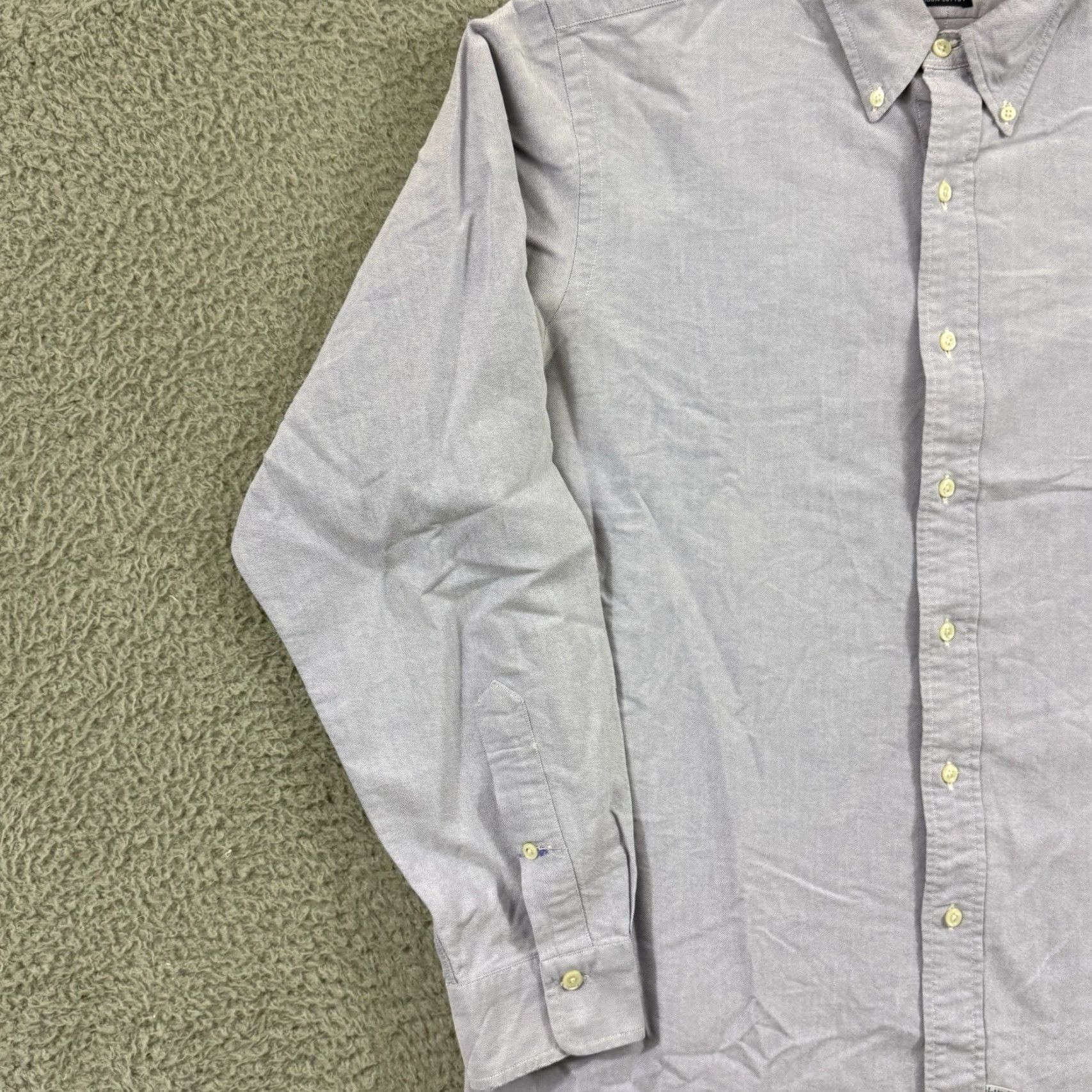 Polo Ralph Lauren VINTAGE Polo Ralph Lauren Shirt Mens Large Purple Button Long Sleeve Preppy Pony Size US L / EU 52-54 / 3 - 4 Thumbnail