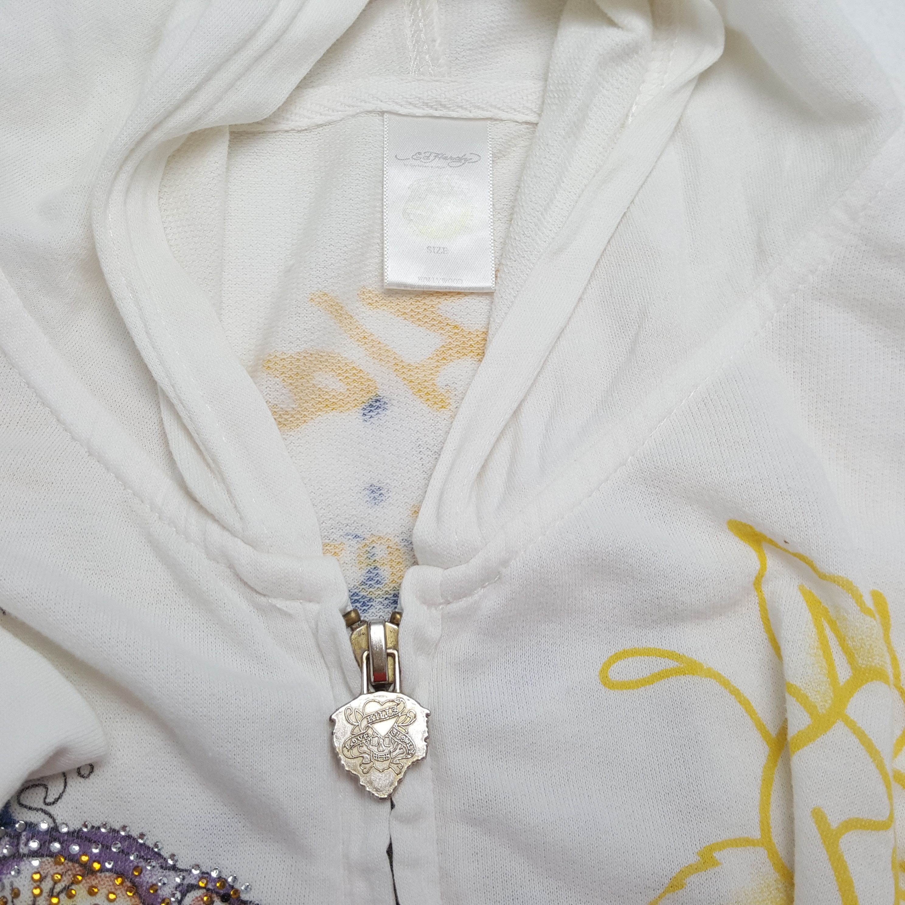 Christian Audigier × Ed Hardy × Vintage Vintage ED-HARDY by CHRISTIAN AUDIGIER Rare Design Hoodies Size US L / EU 52-54 / 3 - 11 Thumbnail