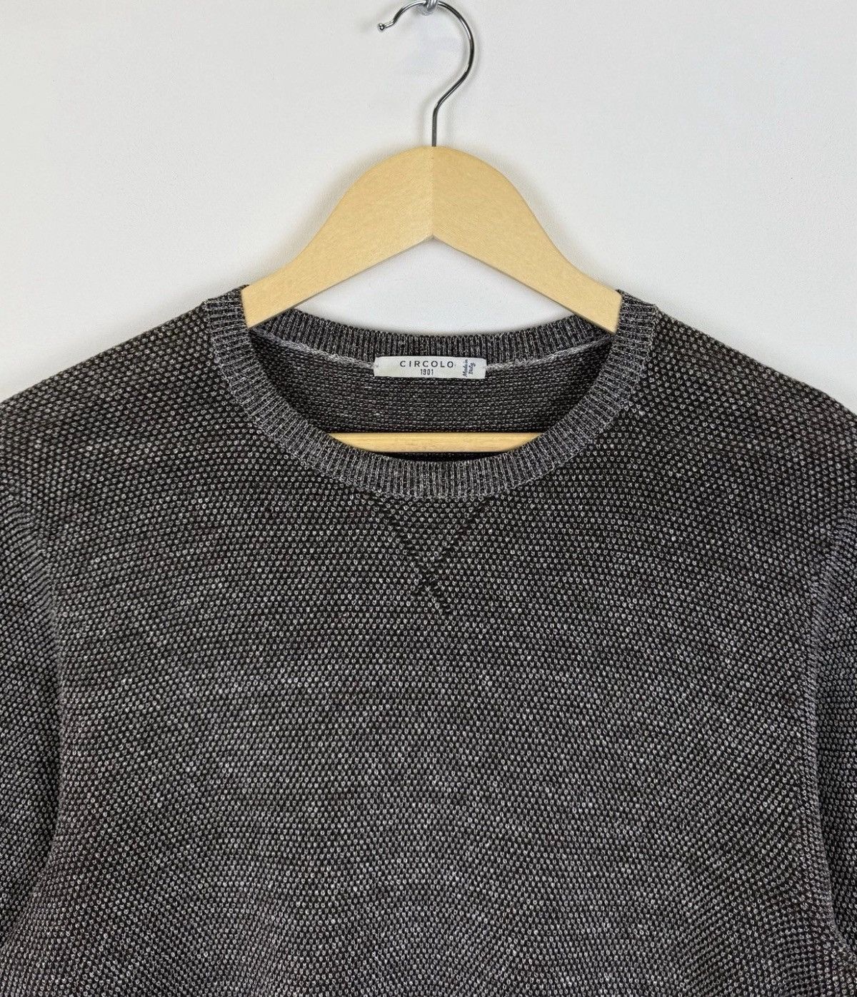 Circolo 1901 Circolo 1901 Long Sleeve Knit Jumper Sweater Cotton Linen Size US M / EU 48-50 / 2 - 2 Thumbnail