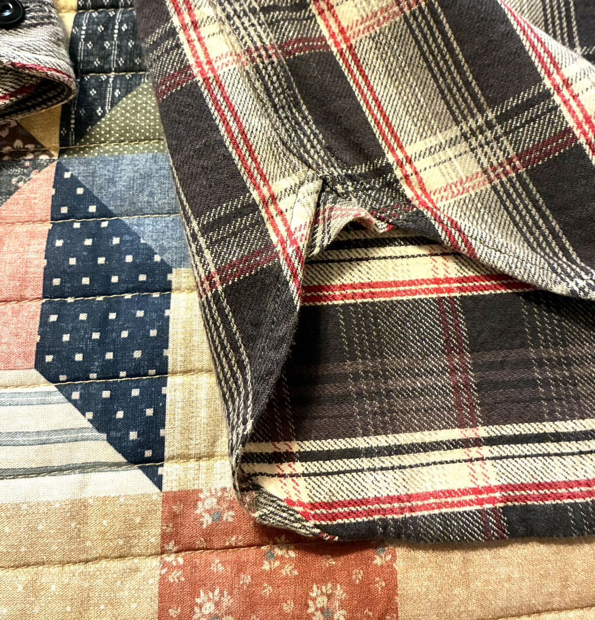 RRL Ralph Lauren DOUBLE RL RALPH LAUREN RRL COTTON FLANNEL SHIRT- SIZE SMALL Size US S / EU 44-46 / 1 - 8 Thumbnail