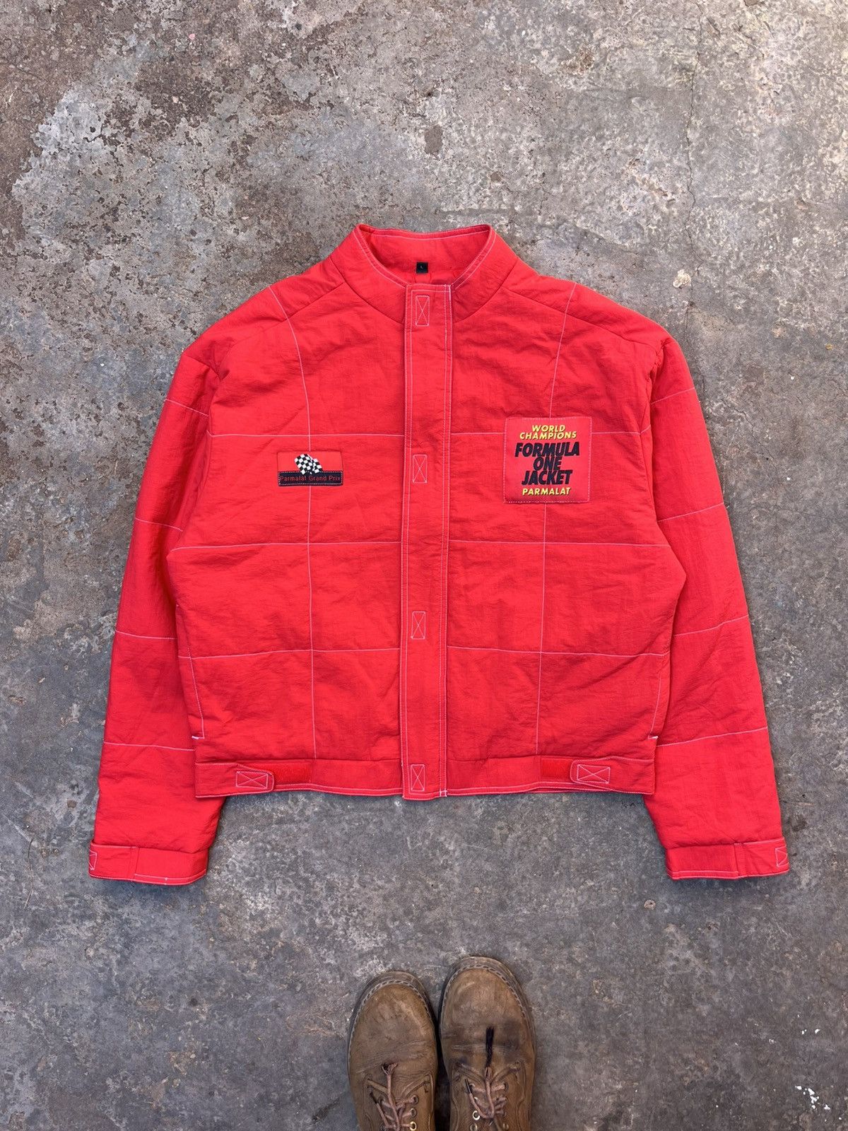 Formula 1 Vintage Parmalat F1 Racing Jacket – L Cropped Size US L / EU 52-54 / 3 - 1 Thumbnail
