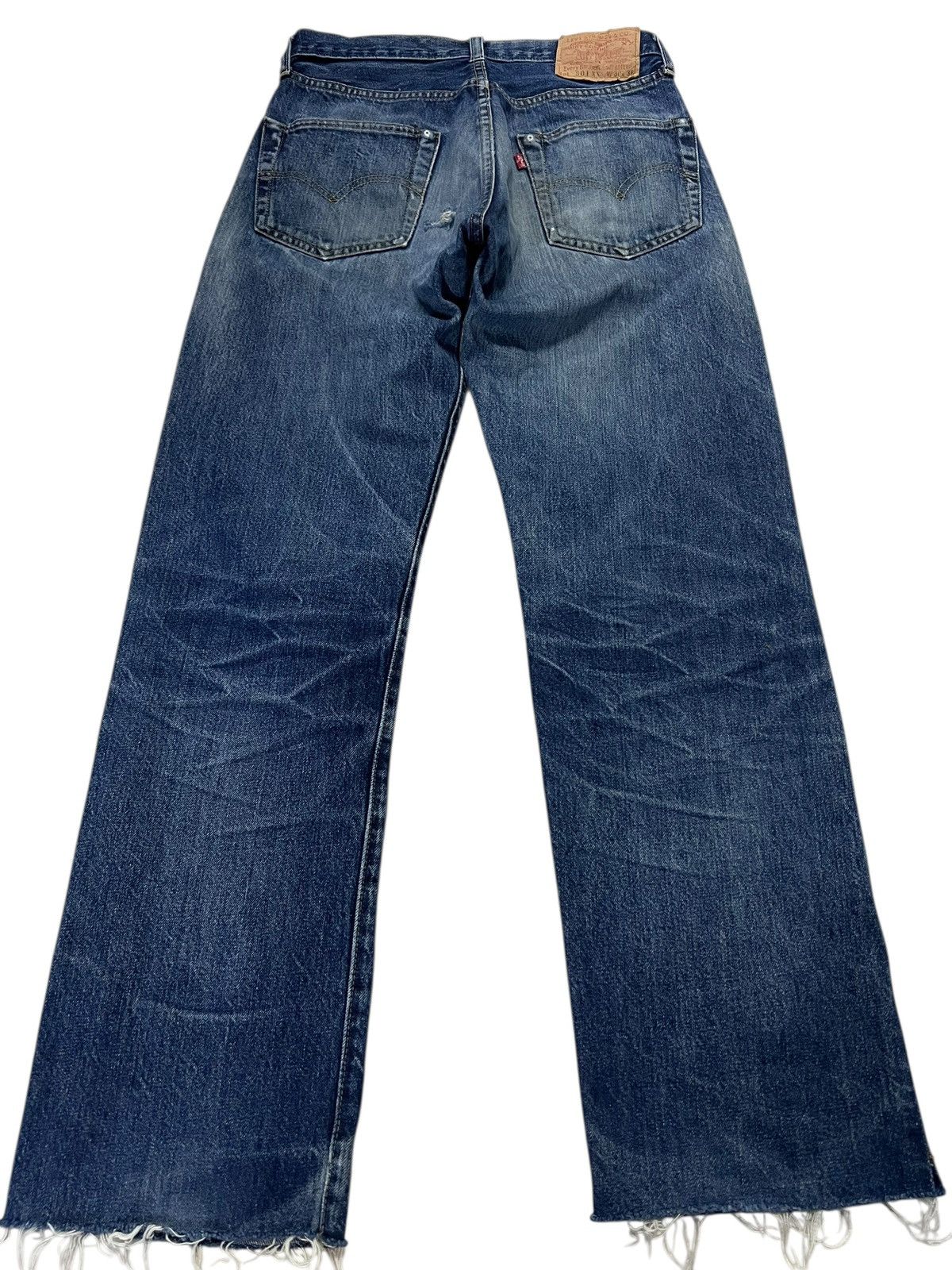 Levi's Vintage 90’s Levis 501 XX Big E Distressed Jeans Size US 29 - 2 Thumbnail