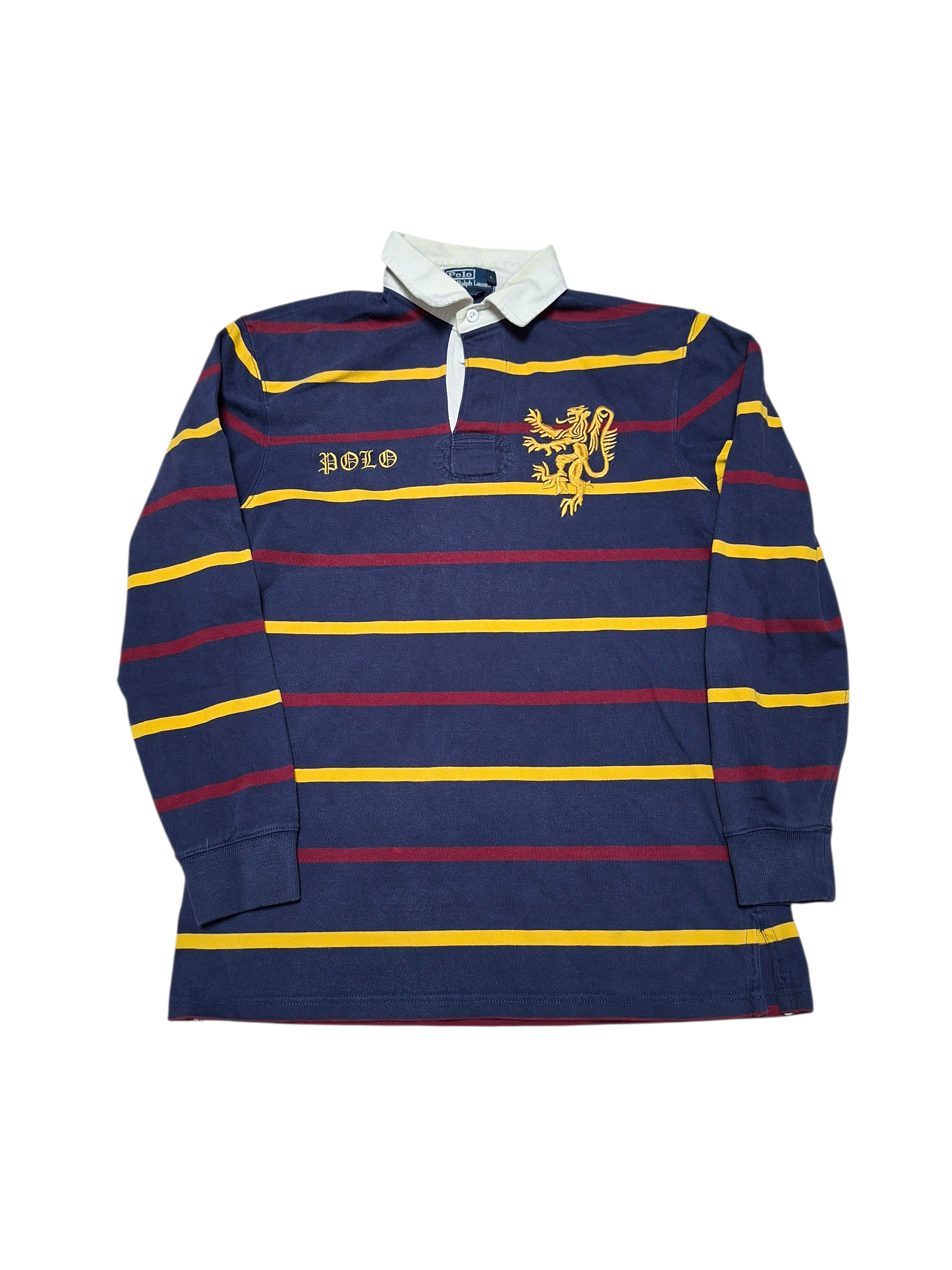 Polo Ralph Lauren POLO RALPH LAUREN VINTAGE LUXURY STRIPED POLO SHIRT Size US M / EU 48-50 / 2 - 1 Thumbnail