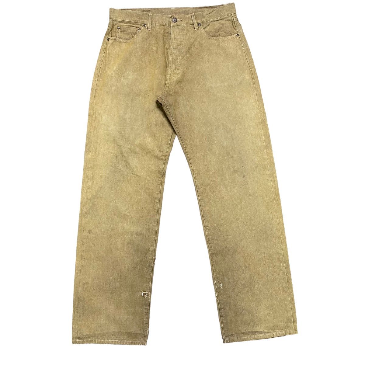 Vintage Vintage PNB NATION Canvas Cotton Baggy Skater Pants Selvedge Size US 33 - 2 Thumbnail