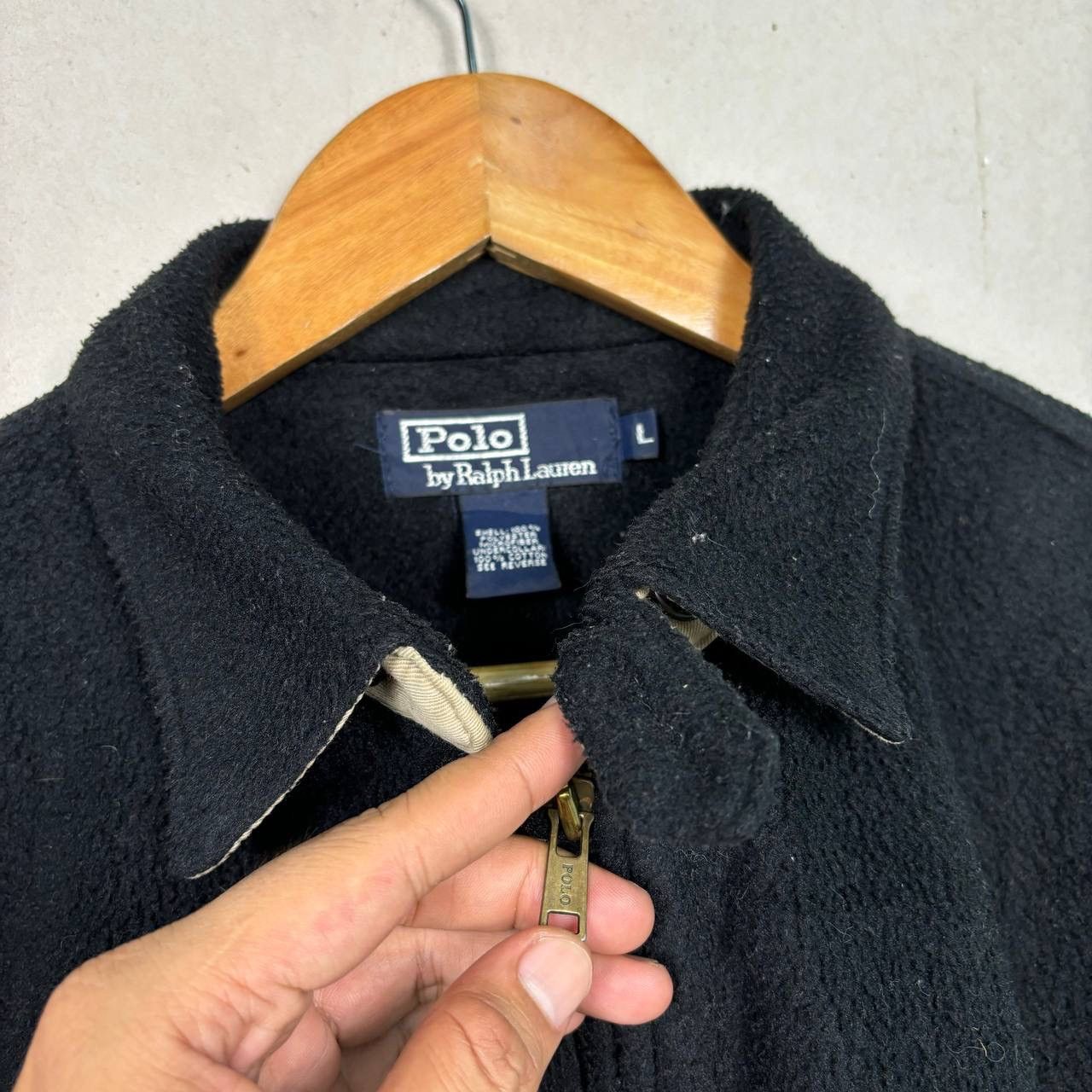 Polo Ralph Lauren Vintage Polo Ralph Lauren Fleece Bomber Jacket Size US L / EU 52-54 / 3 - 7 Thumbnail