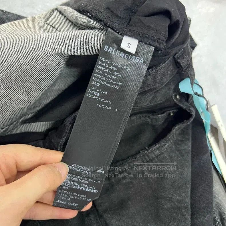 Balenciaga Balenciaga Patchwork Asymmetric Jeans. Size US 26 / EU 42 - 5 Thumbnail