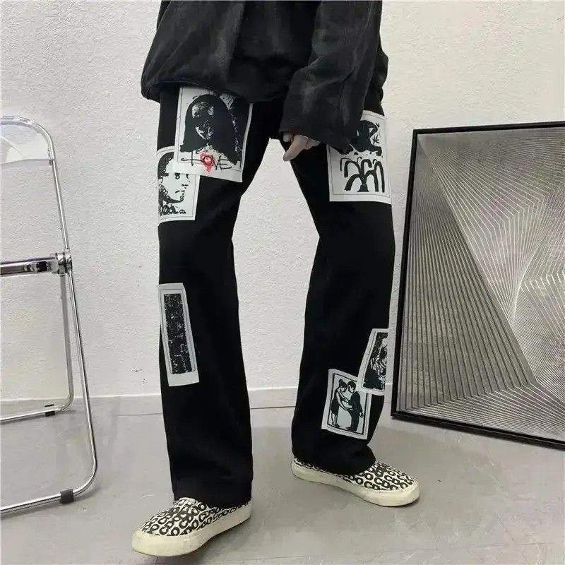 Japanese Brand Japanese style punk jeans with patches Size US 32 / EU 48 - 6 Thumbnail