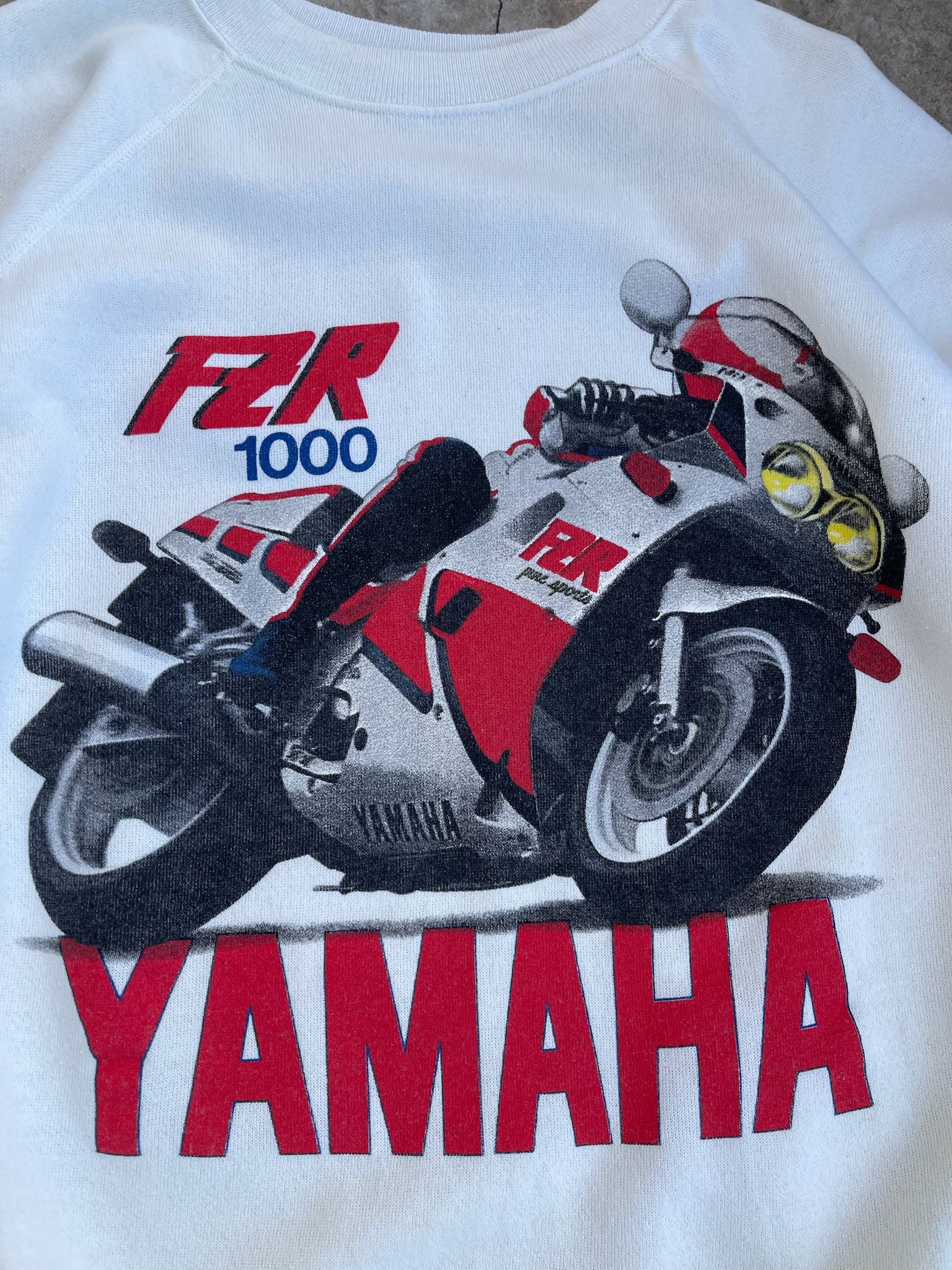 Yamaha vintage Yamaha Sweatshirt FZR1000 Size US XL / EU 56 / 4 - 4 Thumbnail