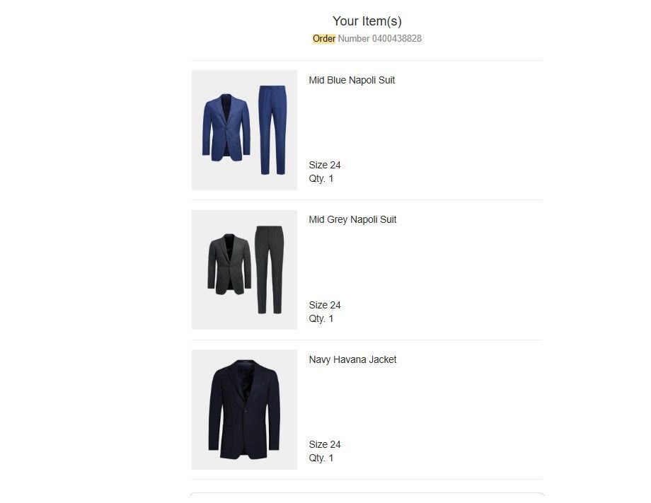 Suitsupply Suitsupply Mid Blue Napoli Suit - 38 Size 38S - 6 Thumbnail