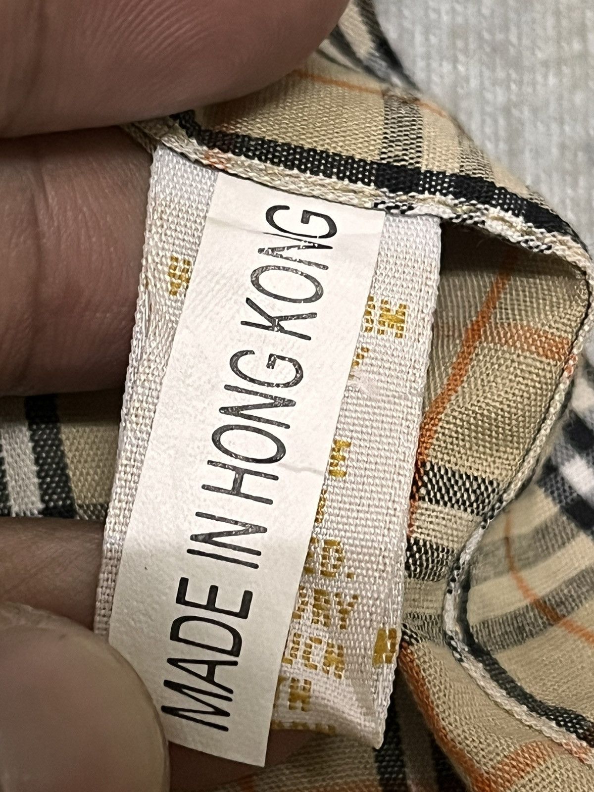 Burberry × Vintage Vintage 80s burberry nova check shirt Size US S / EU 44-46 / 1 - 5 Thumbnail