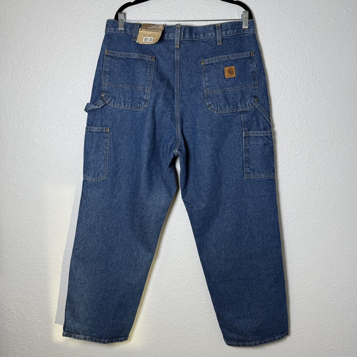 Carhartt Carhartt Jeans B73 Double Knee Washed Logger Dungaree 38x30 Size US 38 / EU 54 - 5 Thumbnail