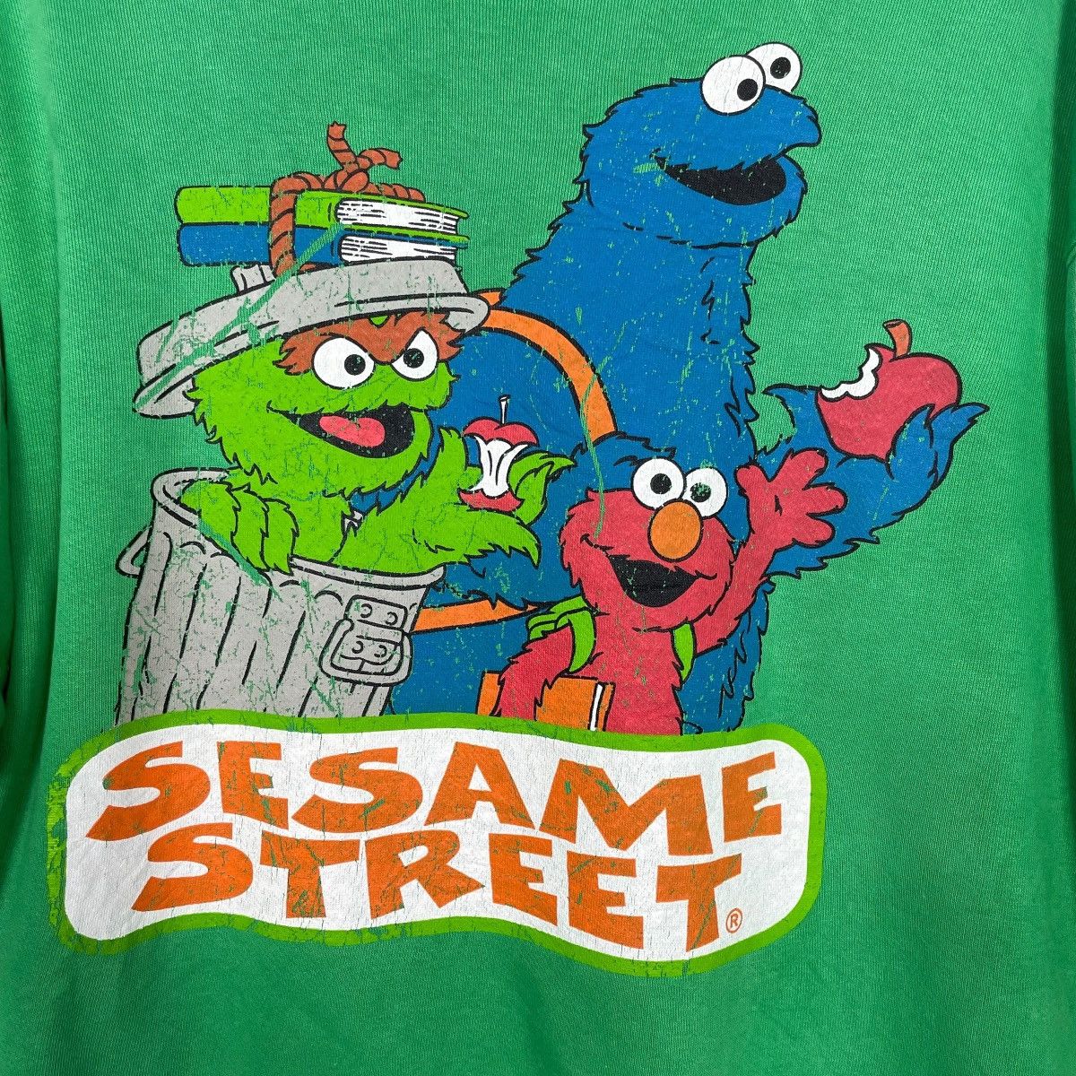 Vintage Vintage Sesame Street Green Sweatshirt Size M / US 6-8 / IT 42-44 - 10 Thumbnail
