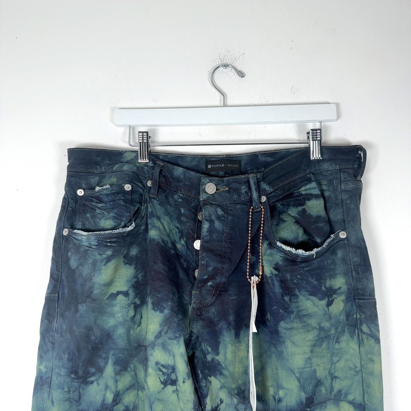 Purple Brand Purple Brand Tye-Dye Jeans Size US 36 / EU 52 - 2 Thumbnail