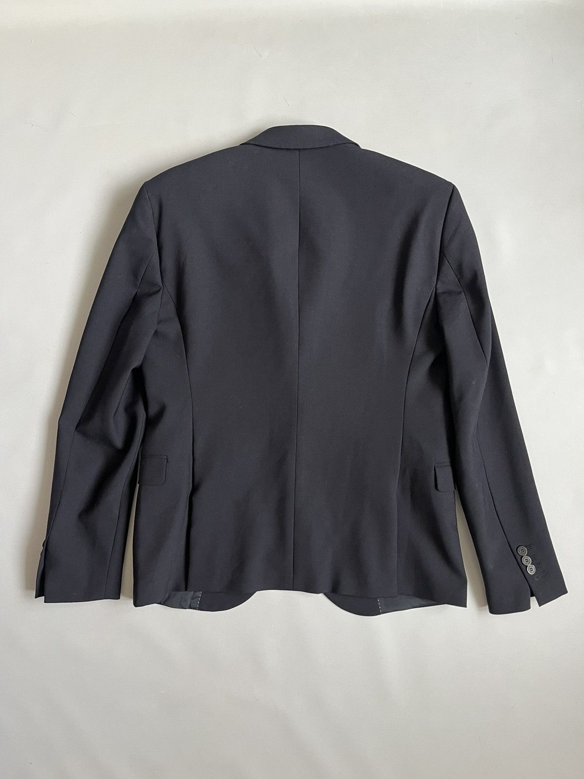 Designer × Japanese Brand × Neil Barrett Neil Barrett Men Woven Dark Navy Slim Fit Suit Blazer Size 50S - 16 Thumbnail