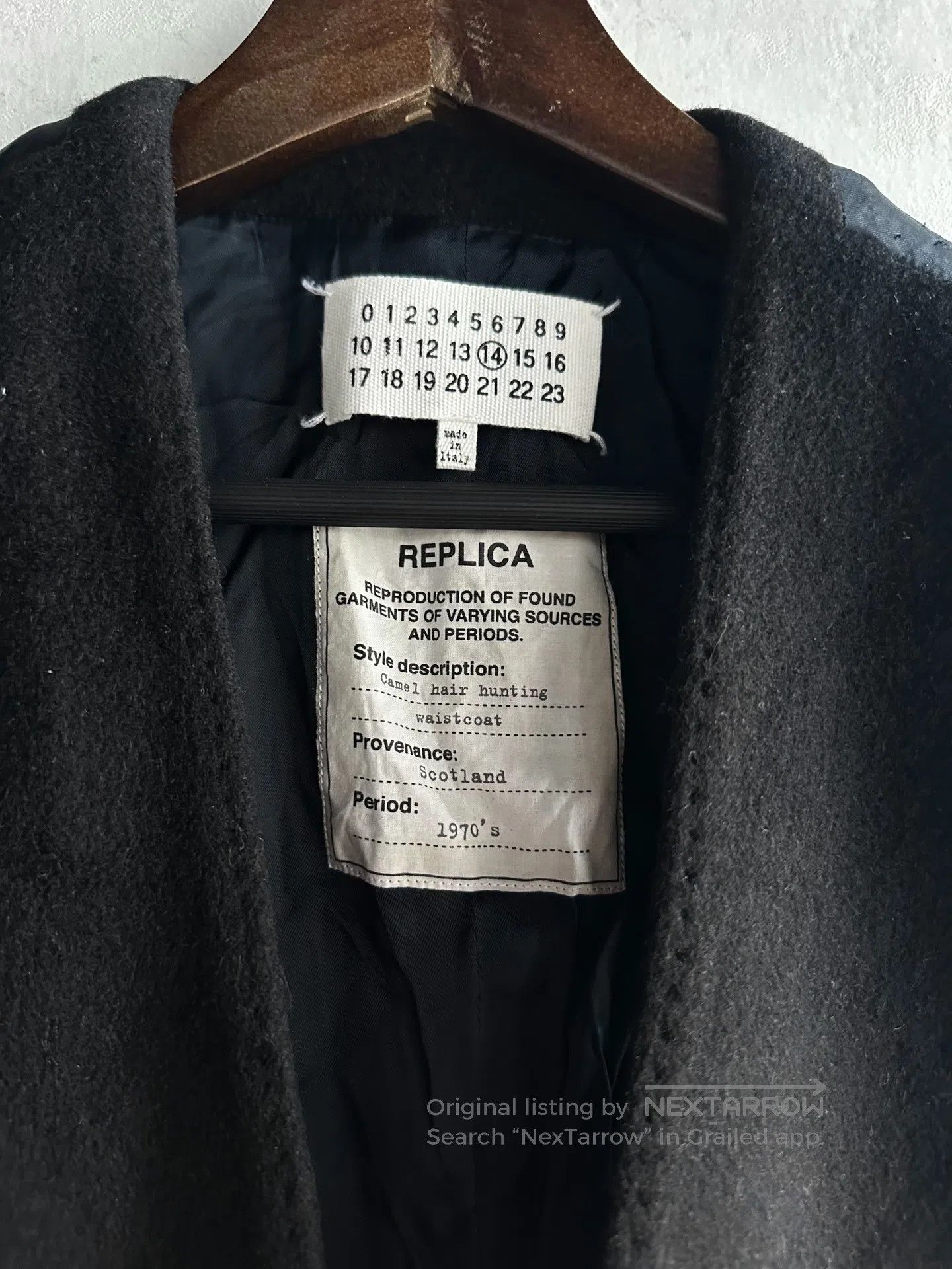 Maison Margiela Maison Margiela size50 12aw Wool Stitch Vest| Size US M / EU 48-50 / 2 - 6 Thumbnail