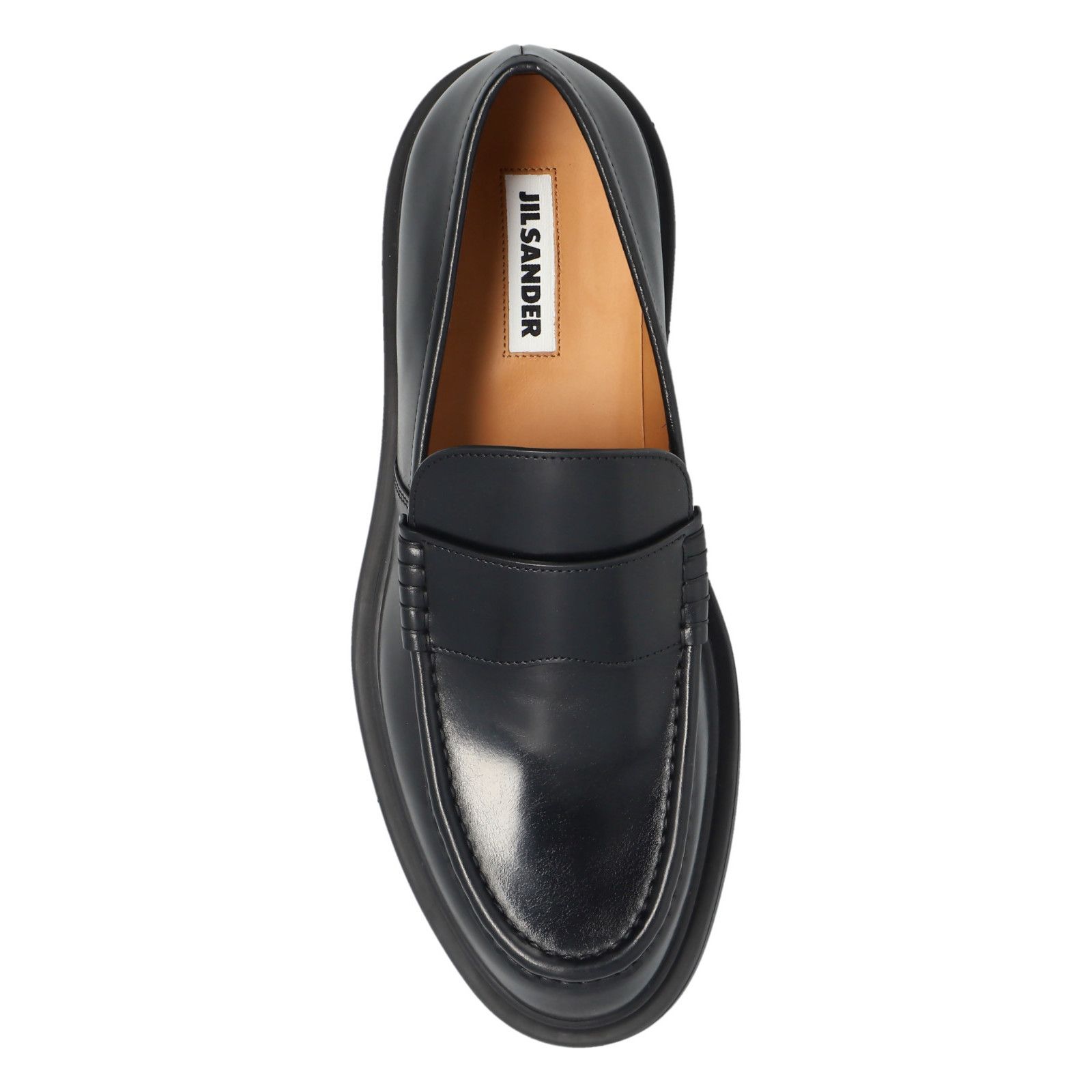 Jil Sander JIL SANDER Black Leather Loafers New & Authentic (Men's size Size US 7 / EU 40 - 4 Thumbnail