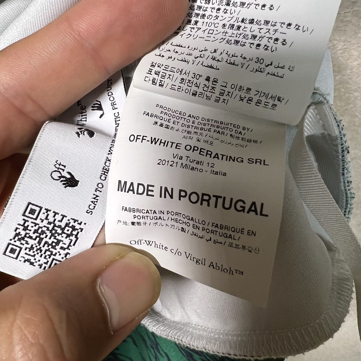 Designer × Off-White × Virgil Abloh Off-White Arrows Monogram Print Ombré Hoodie Mens Large Size US L / EU 52-54 / 3 - 8 Thumbnail