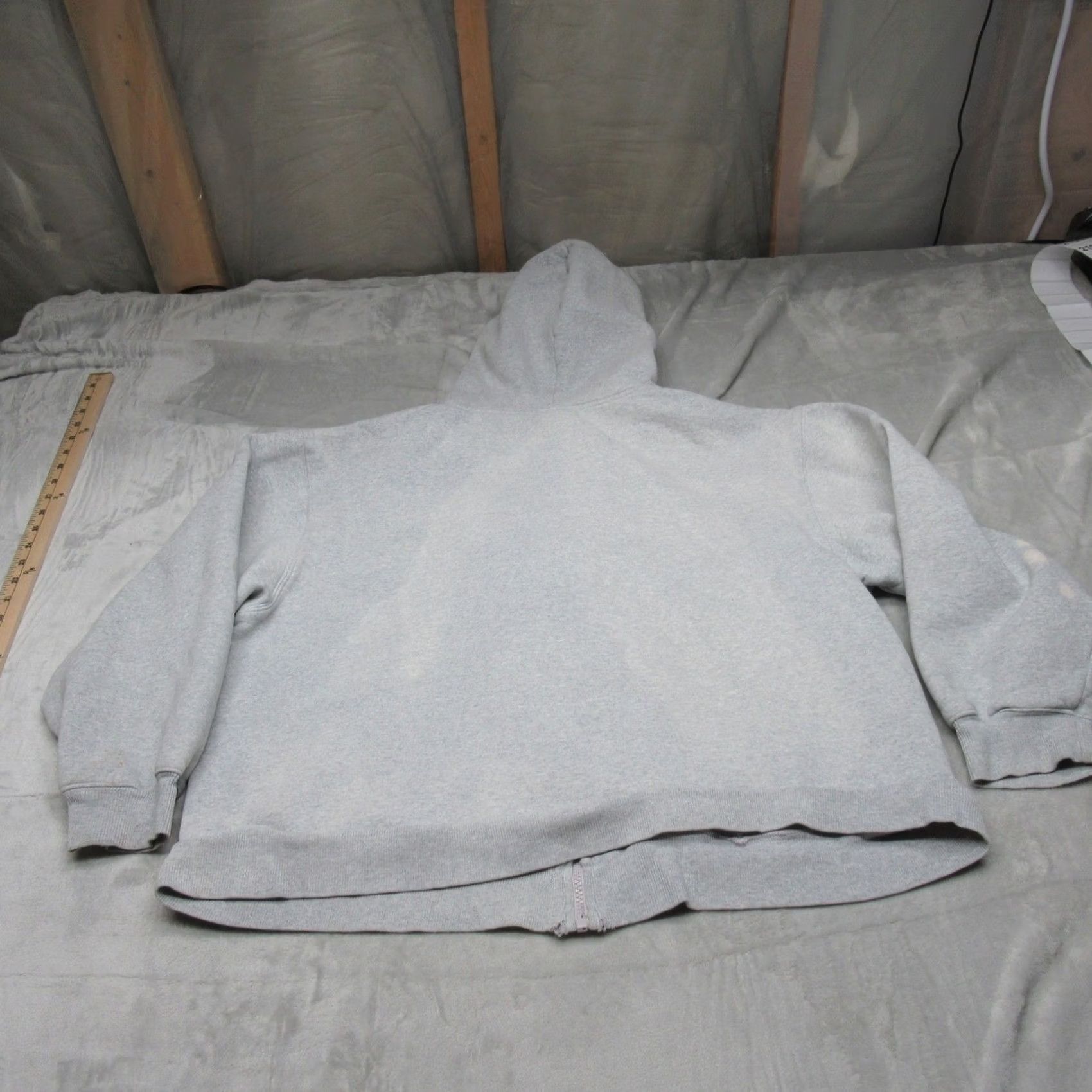 Disney Disney Mickey Mouse Hoodie Womens L Gray Fleece Full Zip Boxy Sweatshirt VTG Size L / US 10 / IT 46 - 2 Thumbnail