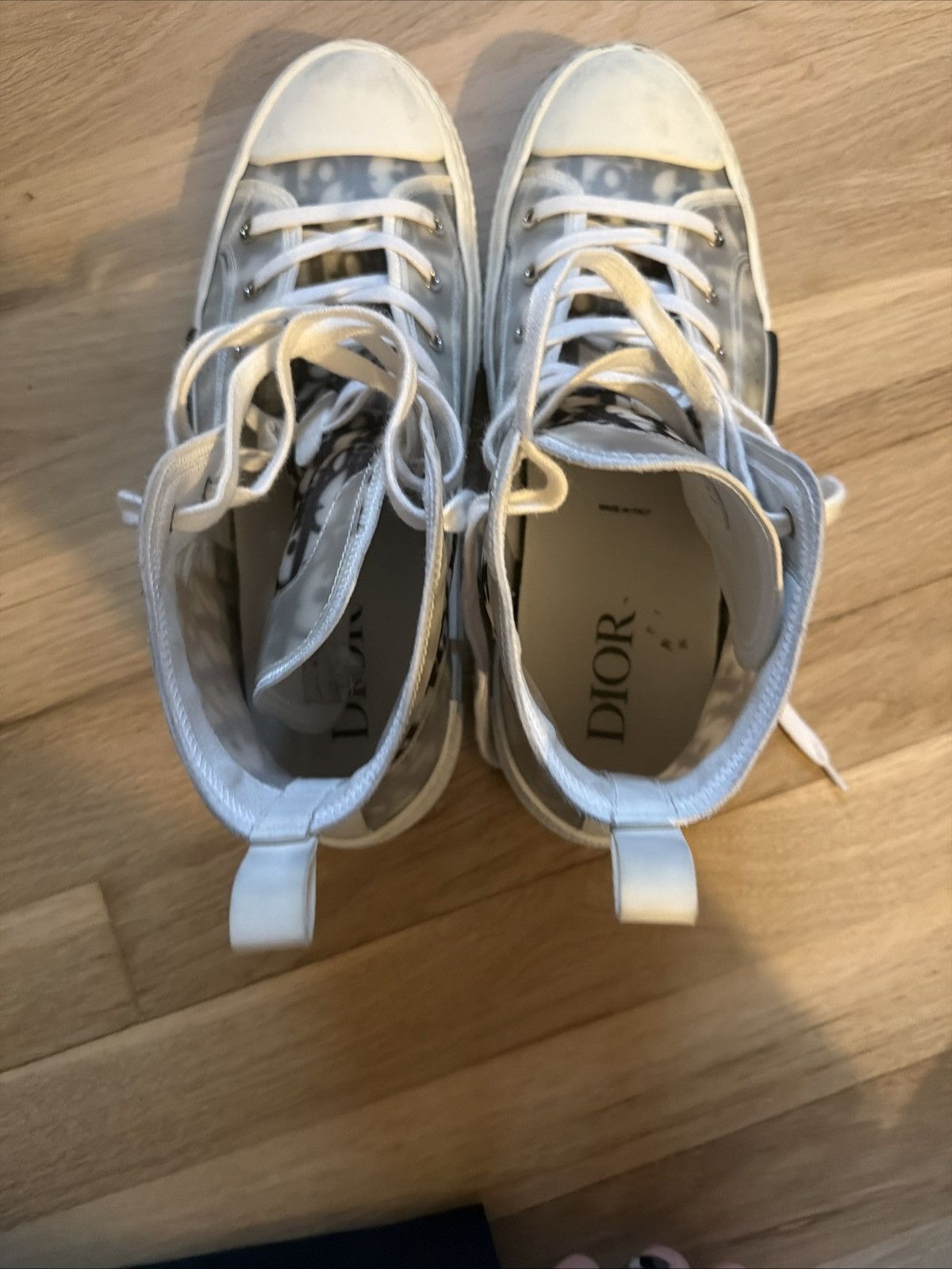 Dior Dior B23 High Top Sneaker Size US 10.5 / EU 43-44 - 6 Thumbnail