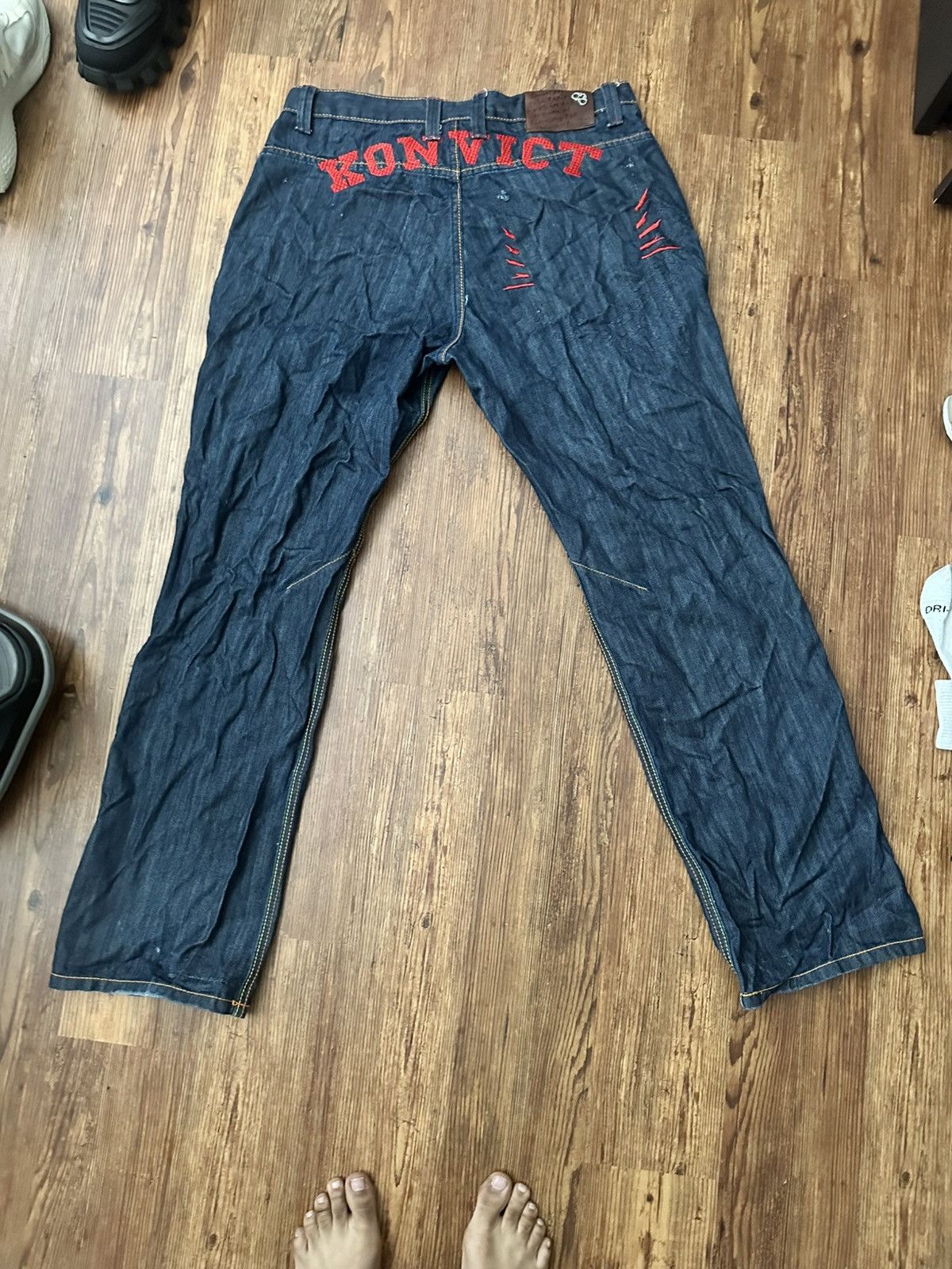 Designer × Vintage Konvict jeans Size US 36 / EU 52 - 1 Thumbnail
