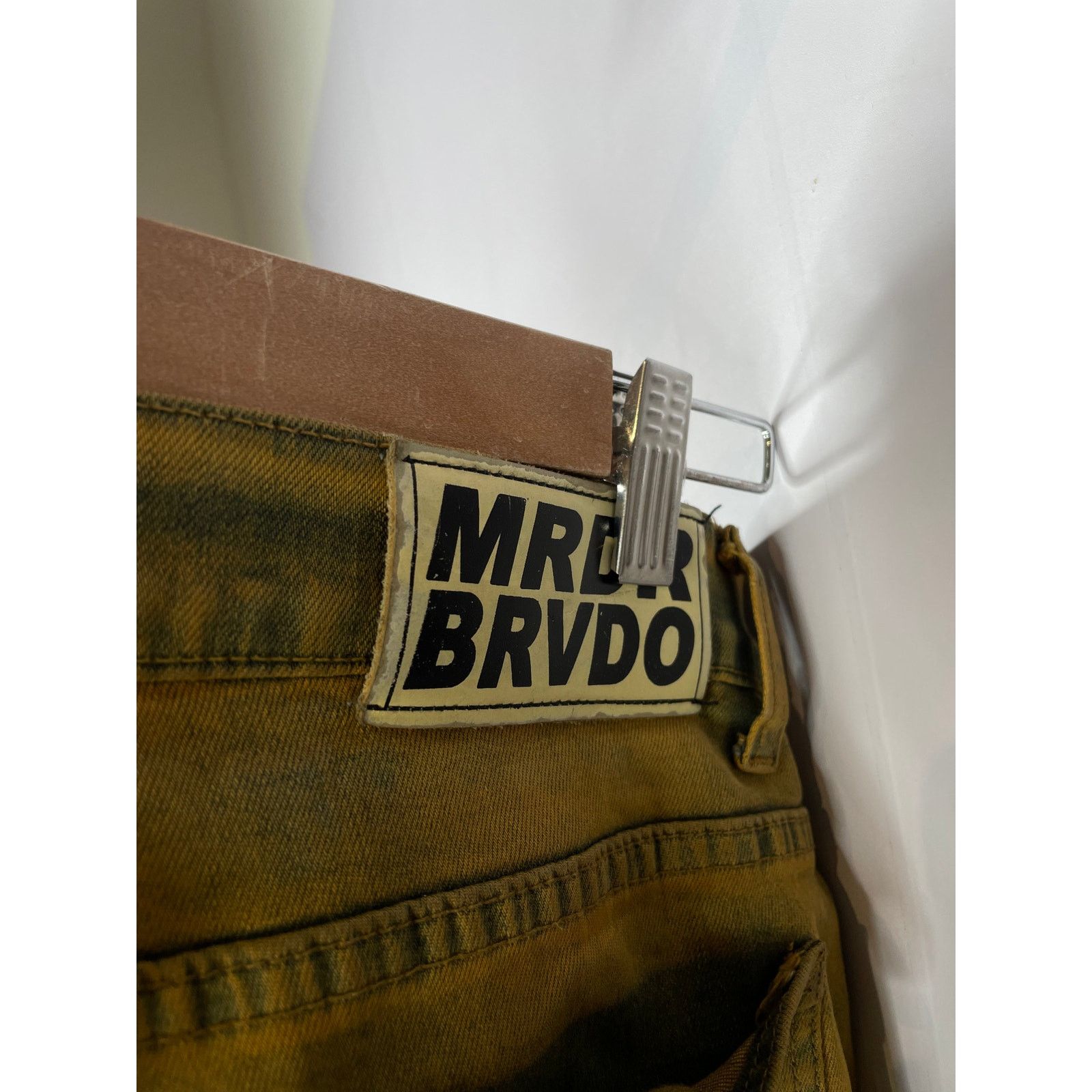 Who Decides War WDW Rust Sculture Jeans Size US 36 / EU 52 - 3 Thumbnail