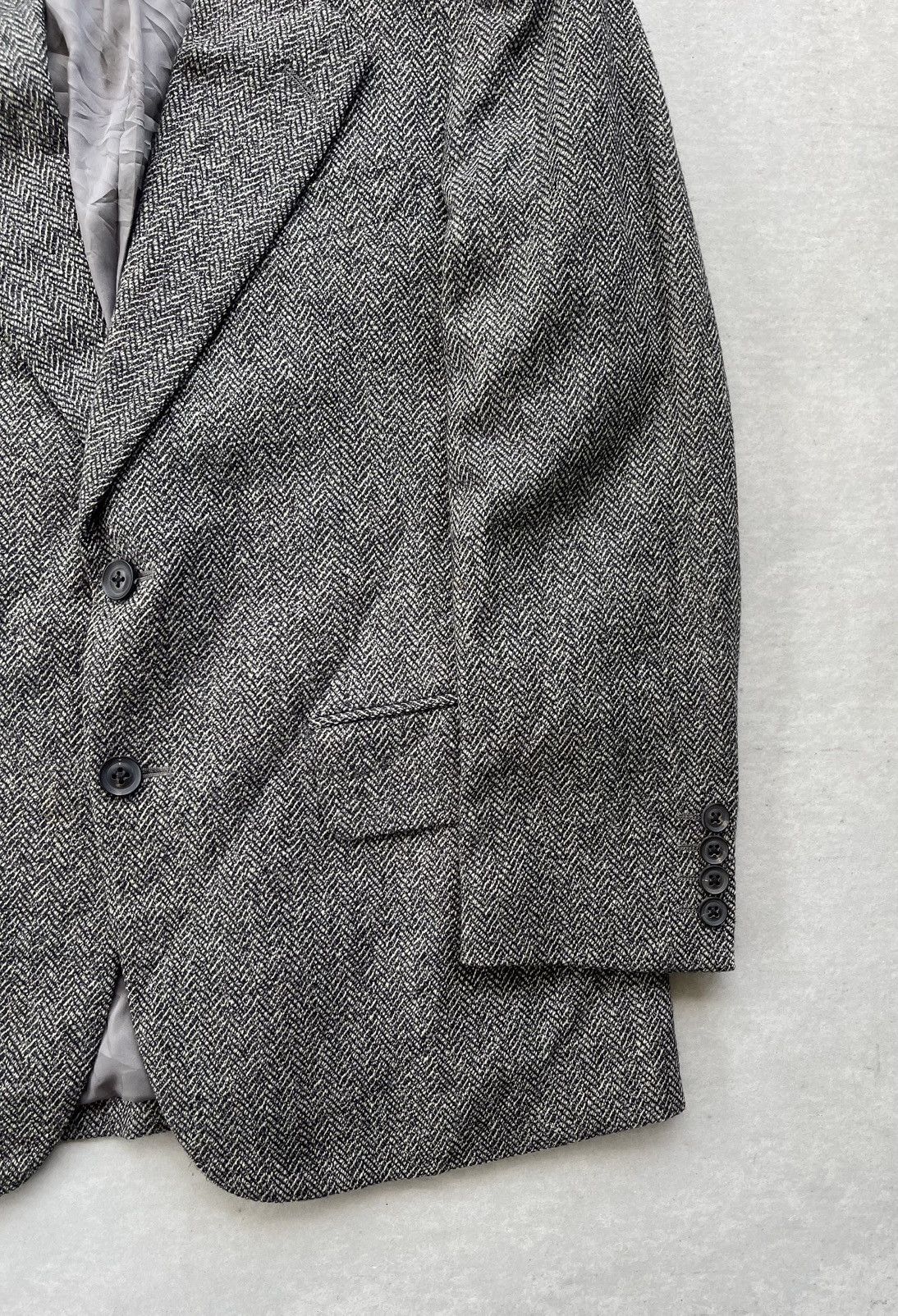 Burberry Prorsum 🔥Vintage 90's Burberrys British Wool Herringbone Blazer/Suit Size US S / EU 44-46 / 1 - 3 Thumbnail