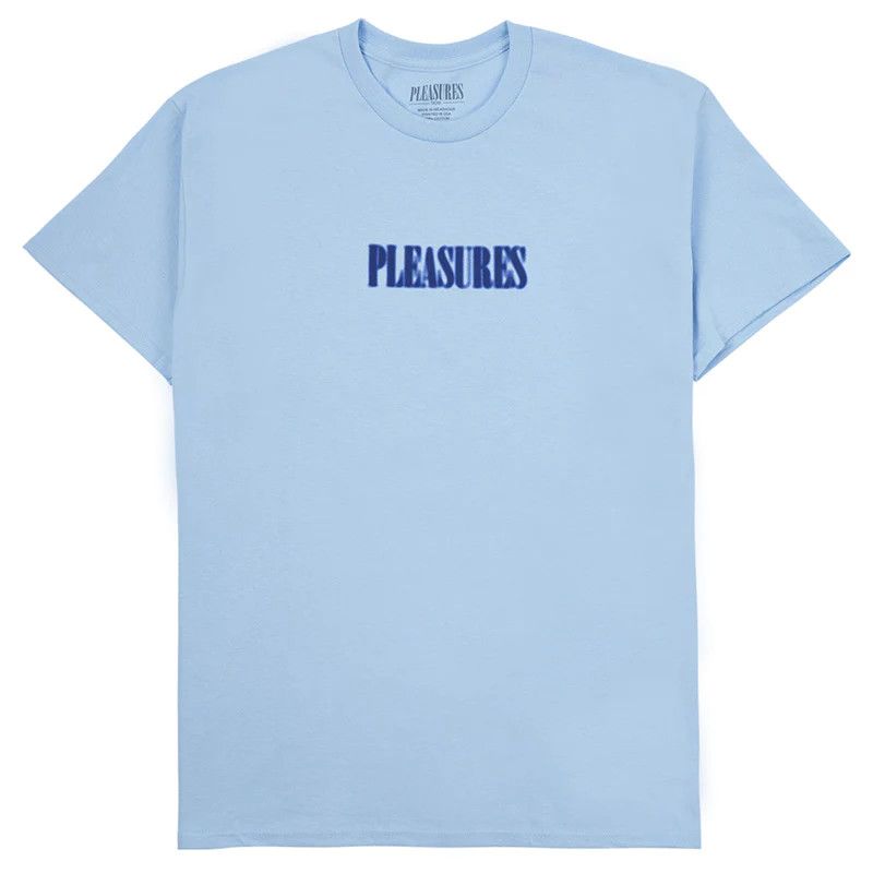 Pleasures Pleasures Blurry Logo Tee UNC Carolina Blue Size US S / EU 44-46 / 1 - 1 Thumbnail
