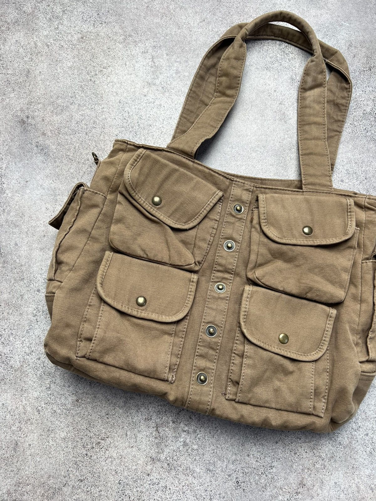Vintage Vintage multi pocket general style cargo bag Size ONE SIZE - 2 Thumbnail